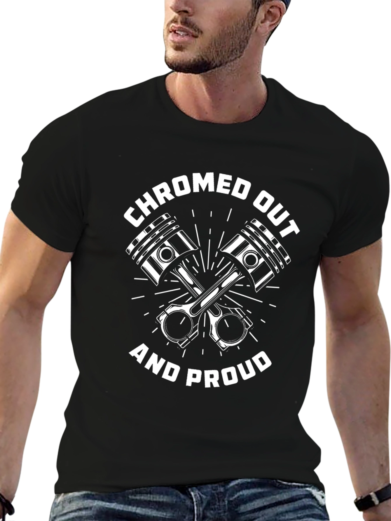 Chromed Out and Proud T-Shirt - Automotive Design