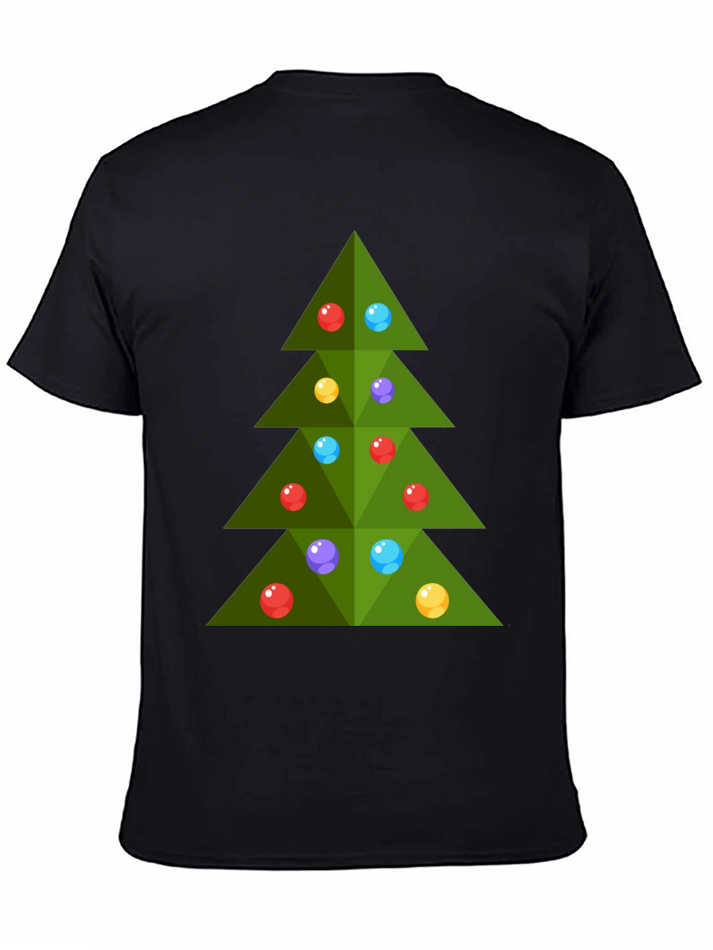 Festive Christmas Tree Graphic Tee - Holiday Style
