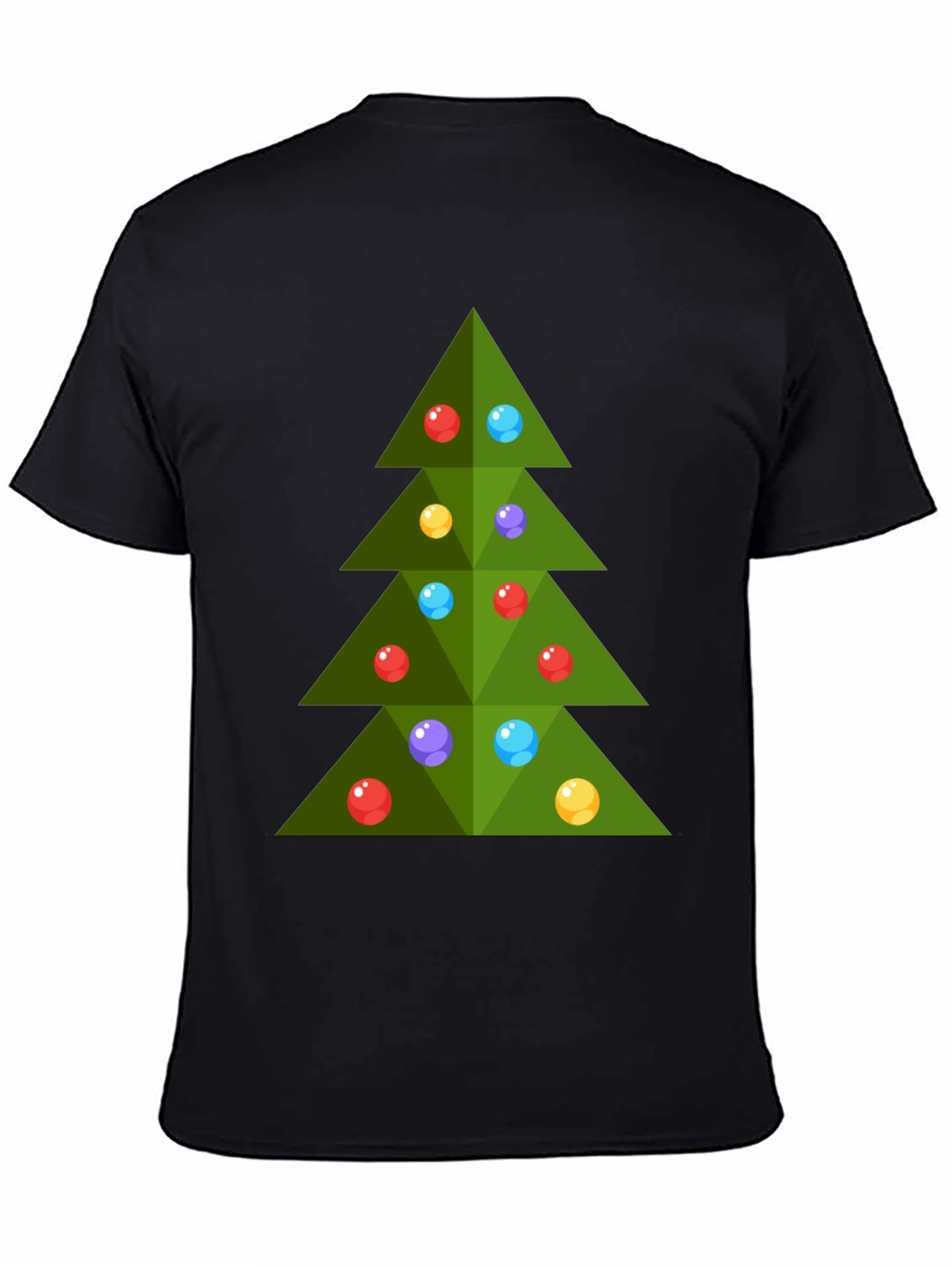 Festive Christmas Tree Graphic Tee - Holiday Style