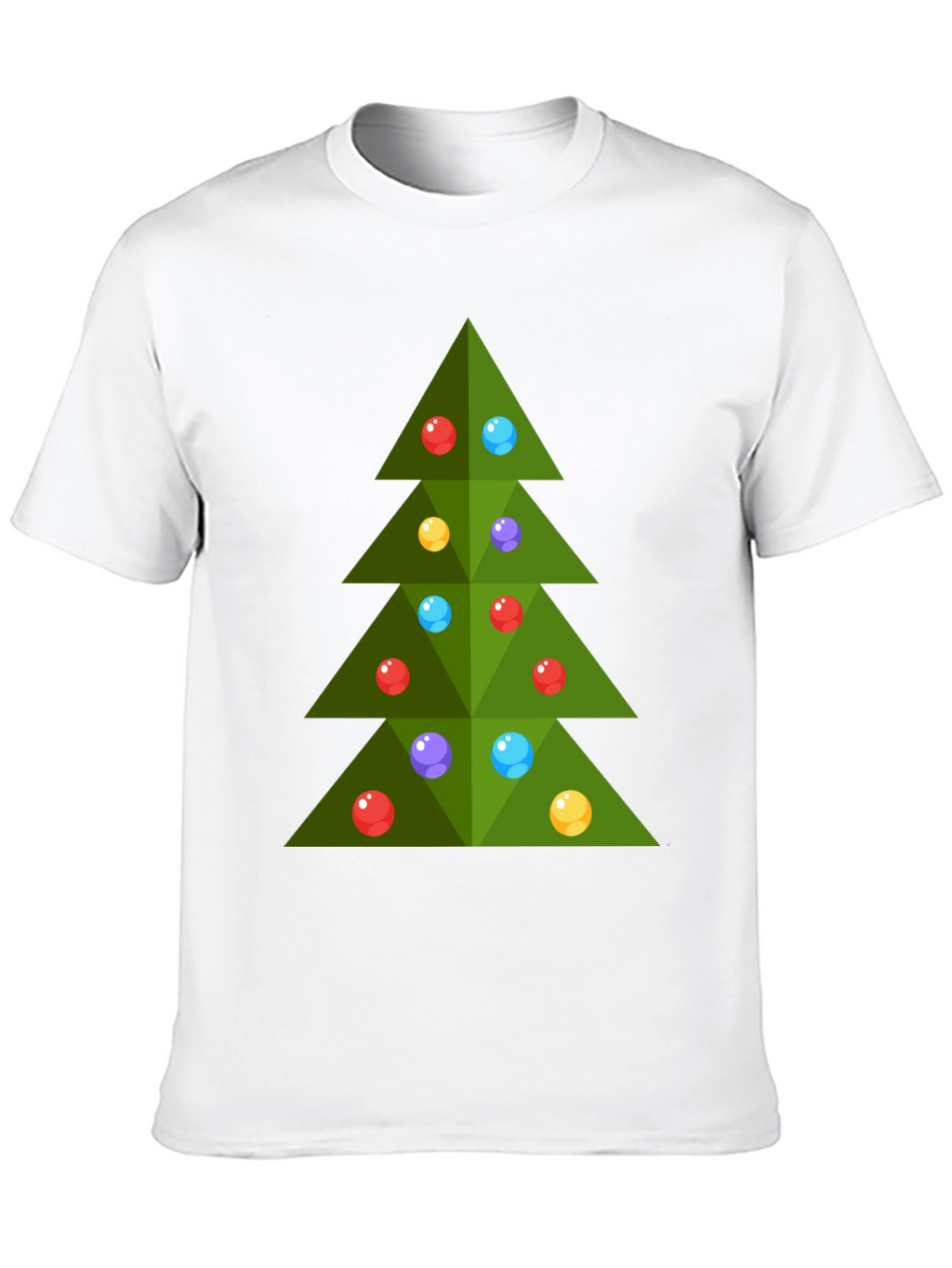 Festive Christmas Tree Graphic Tee - Holiday Style