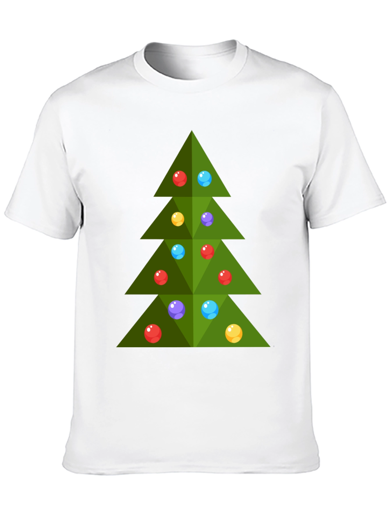 Festive Christmas Tree Graphic Tee - Holiday Style