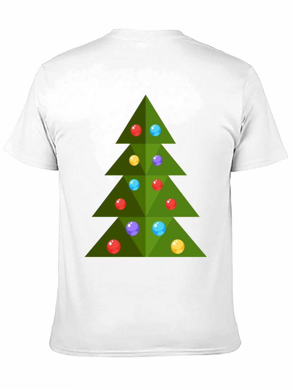 Festive Christmas Tree Graphic Tee - Holiday Style
