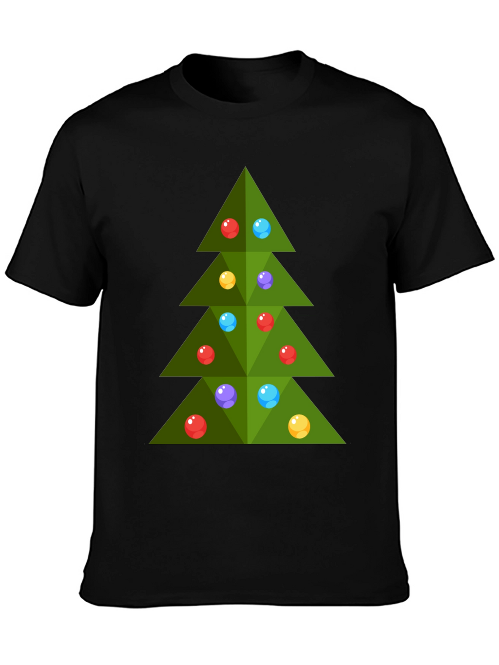 Festive Christmas Tree Graphic Tee - Holiday Style