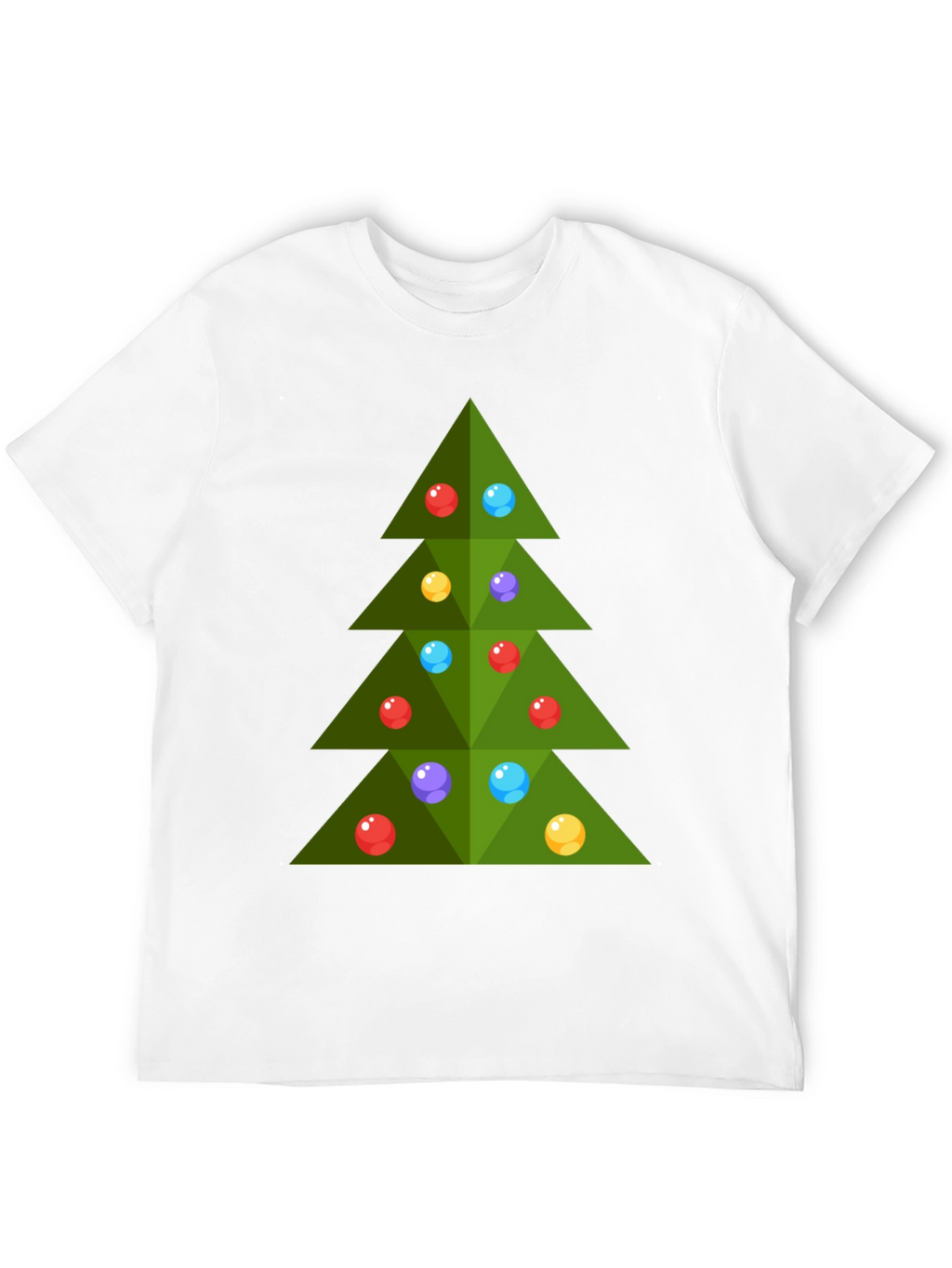 Festive Christmas Tree Graphic Tee - Holiday Style