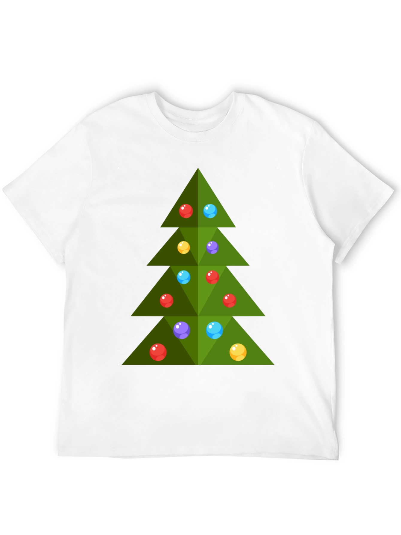 Festive Christmas Tree Graphic Tee - Holiday Style