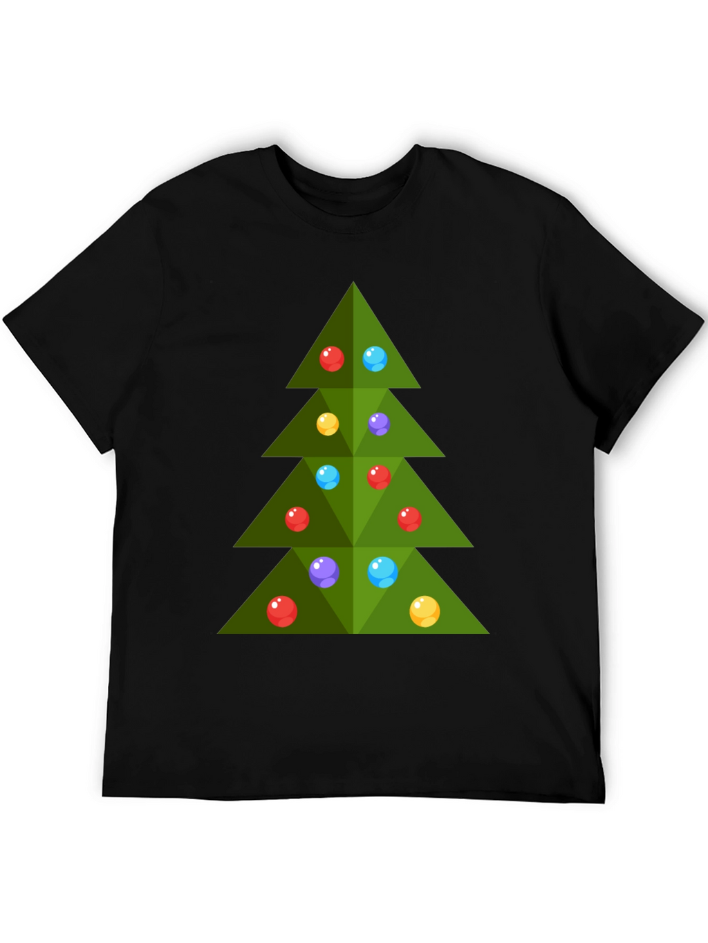 Festive Christmas Tree Graphic Tee - Holiday Style