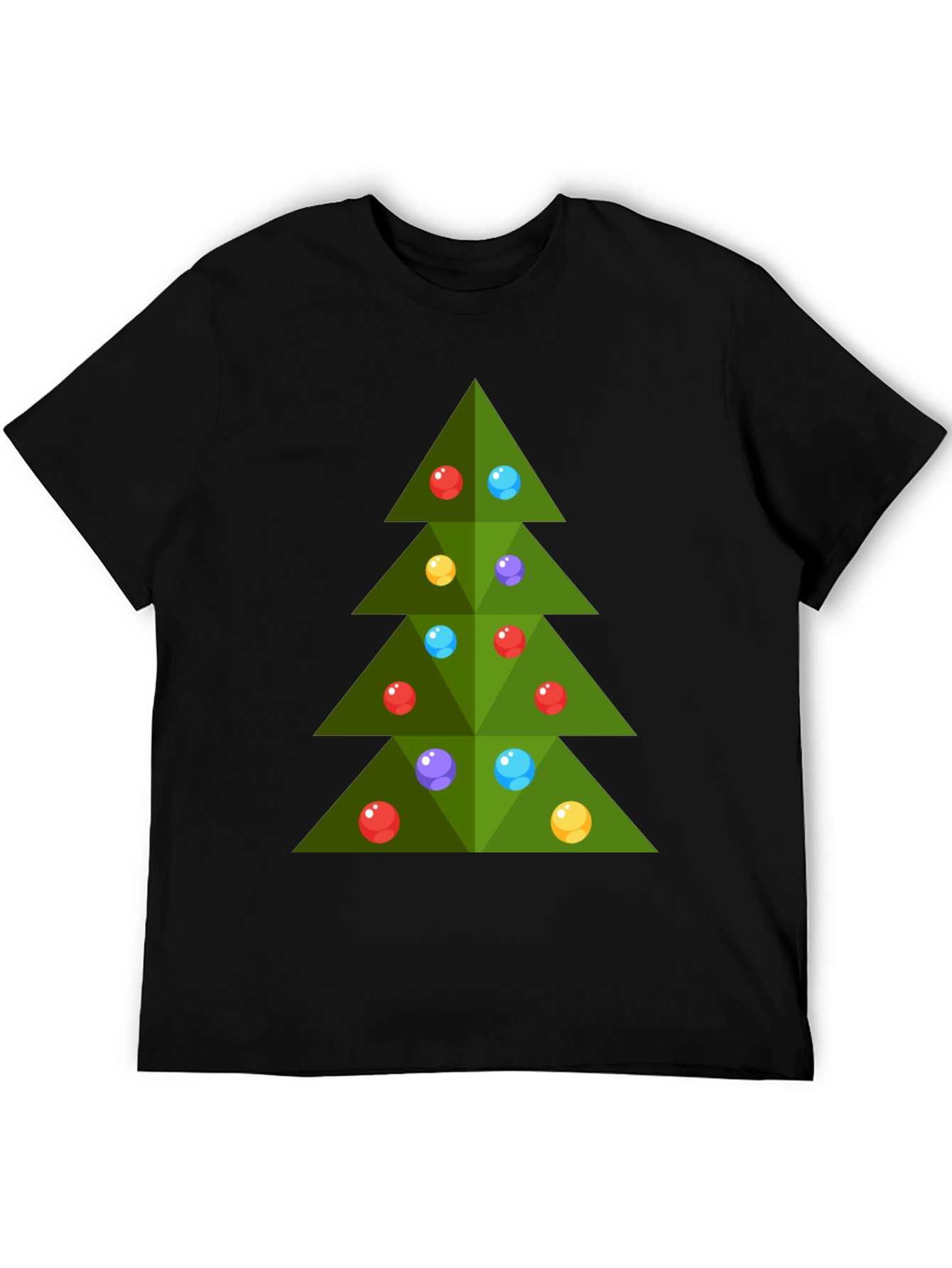 Festive Christmas Tree Graphic Tee - Holiday Style