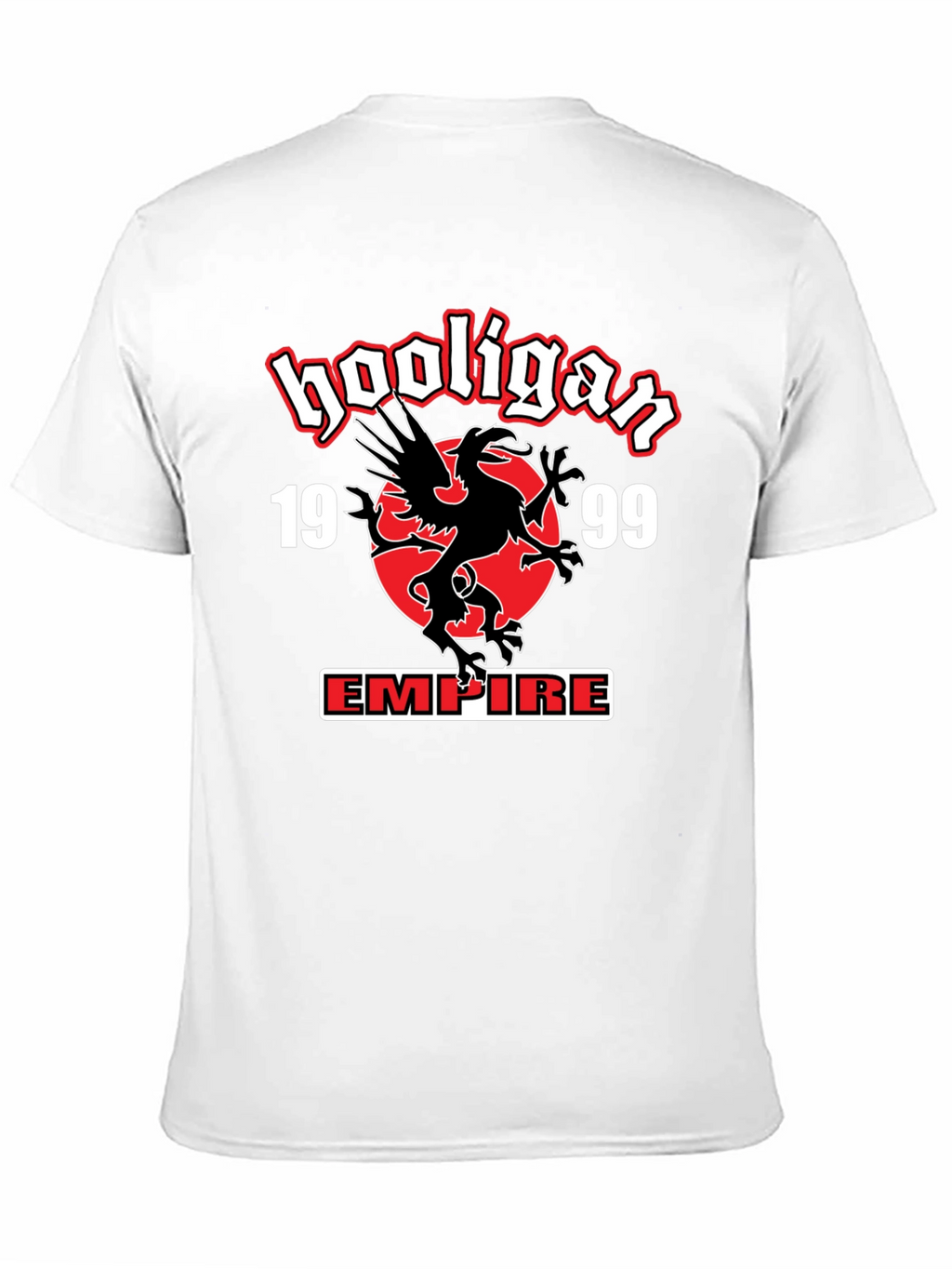 Hooligan Empire T-Shirt - Black Graphic Tee
