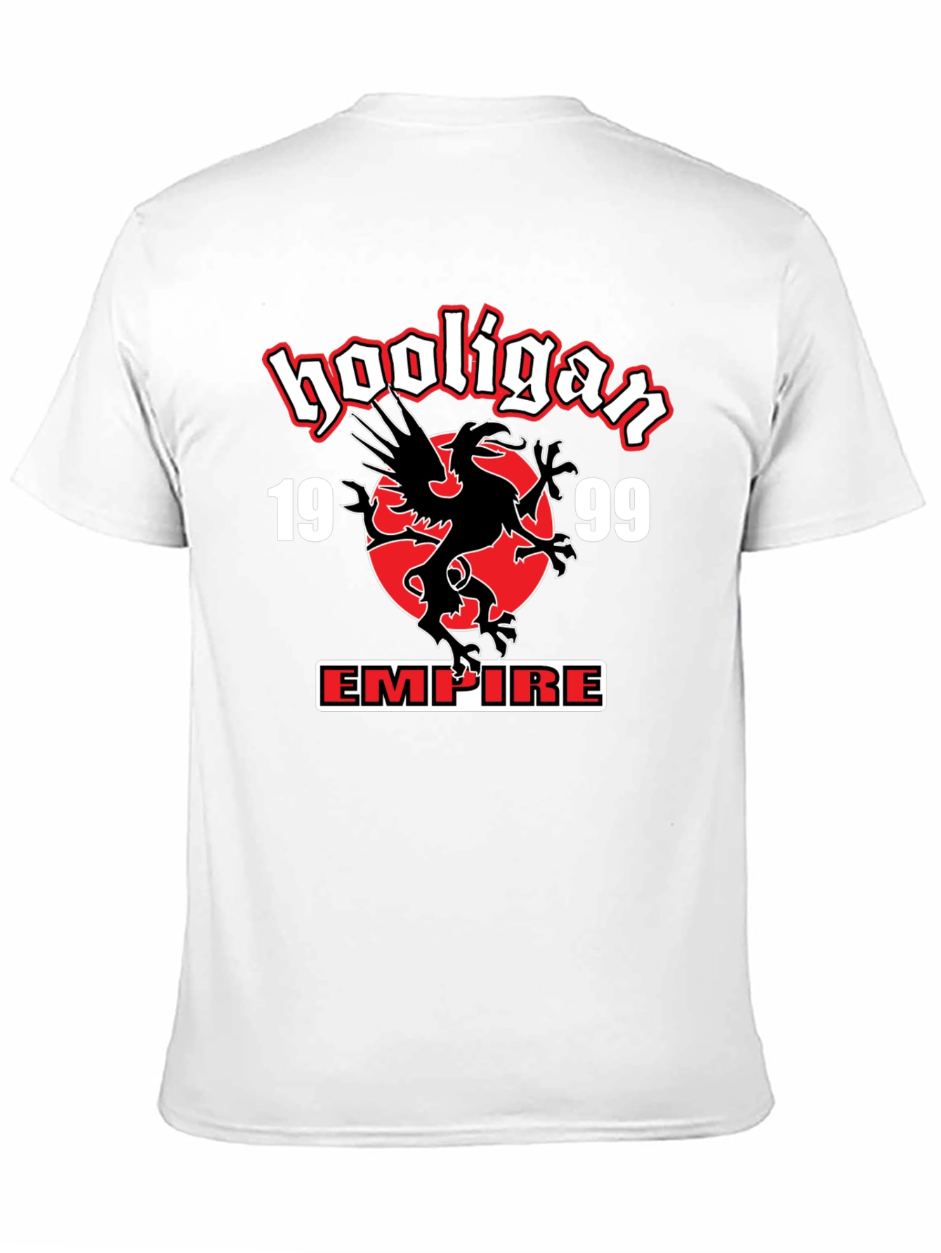 Hooligan Empire T-Shirt - Black Graphic Tee