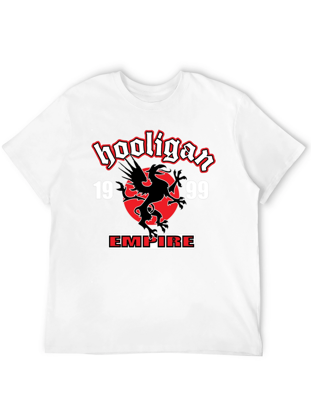 Hooligan Empire T-Shirt - Black Graphic Tee