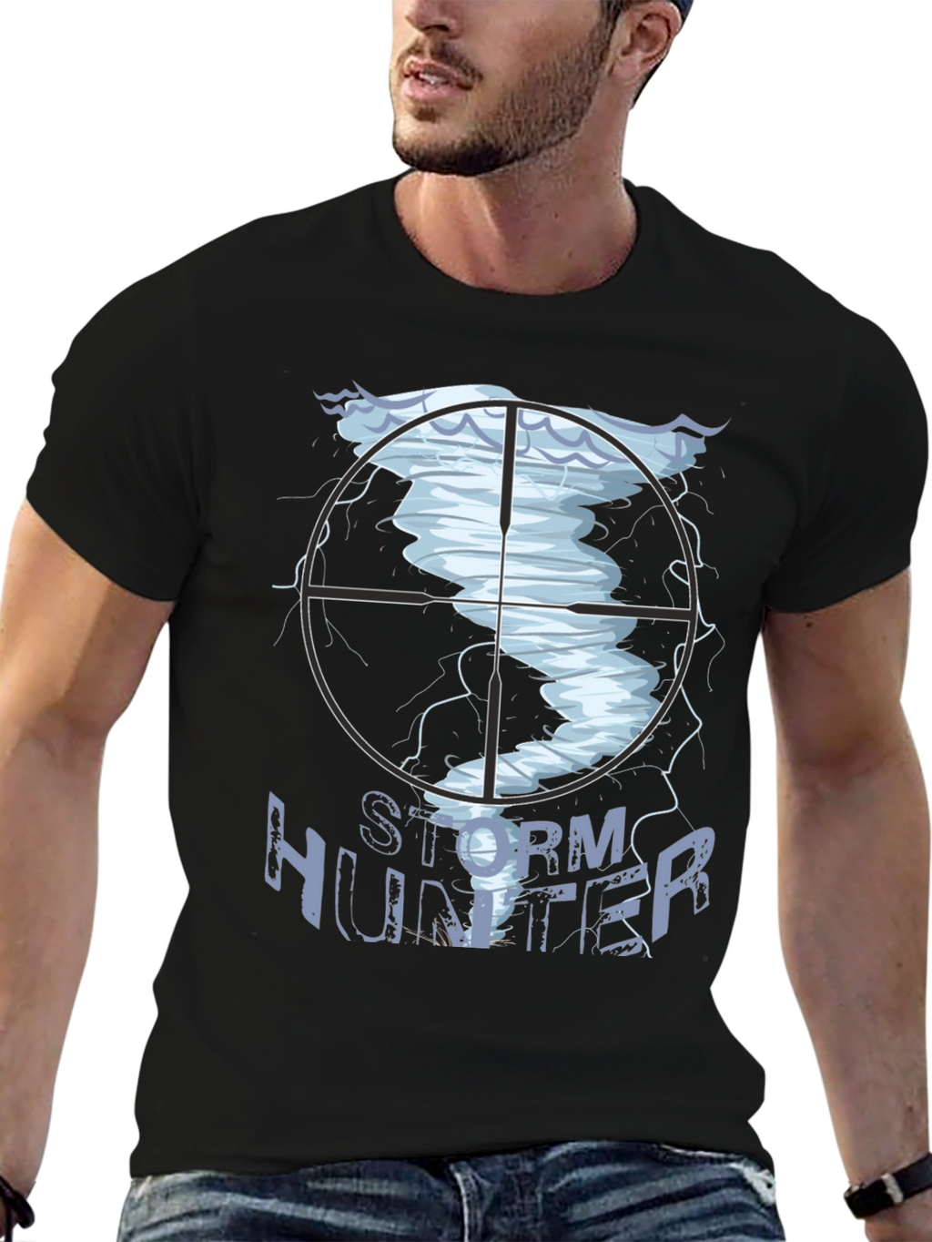Storm Hunter Graphic Tee - Weather Enthusiast Shirt