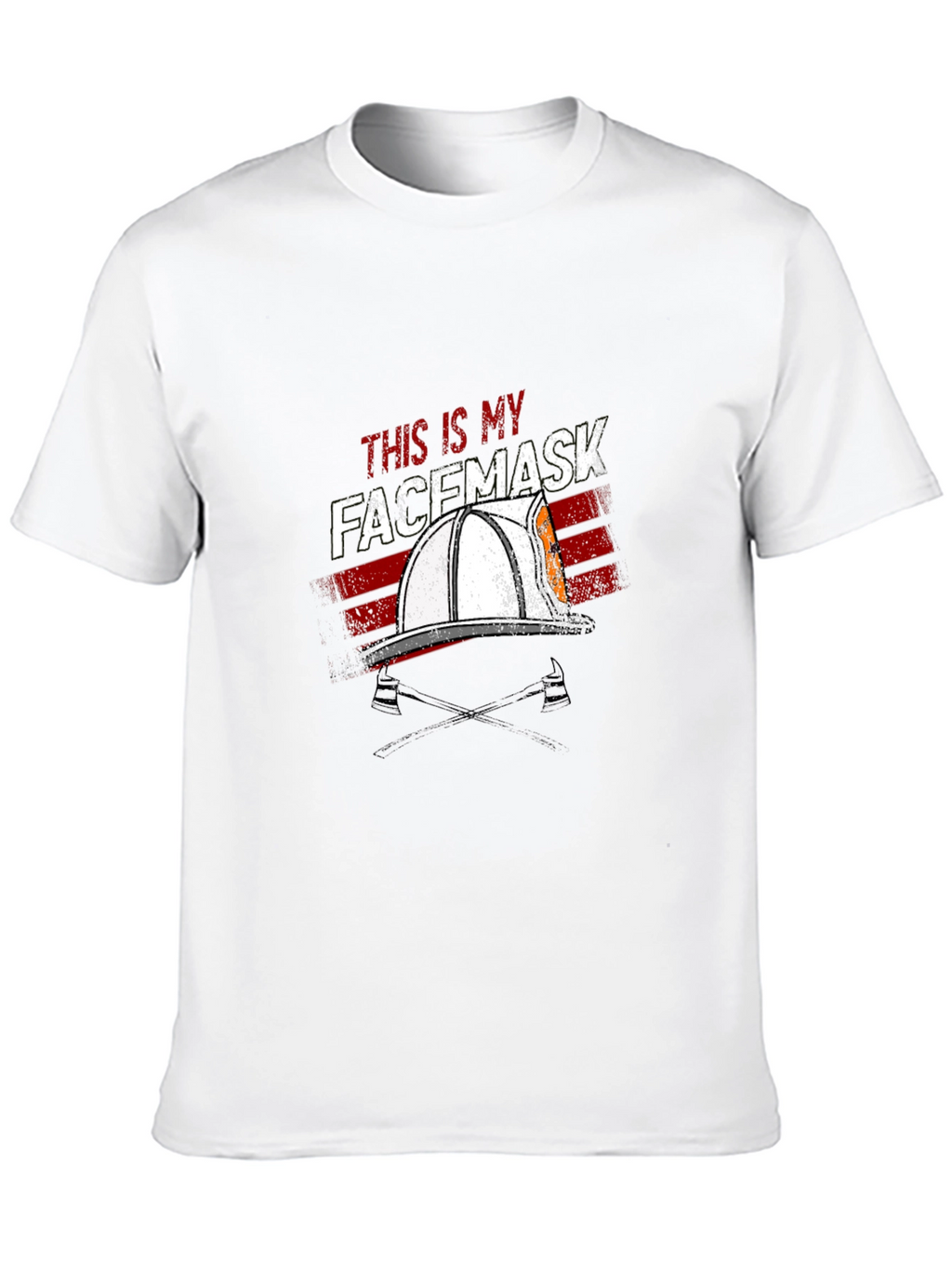 Firefighter Facemask T-Shirt - Black