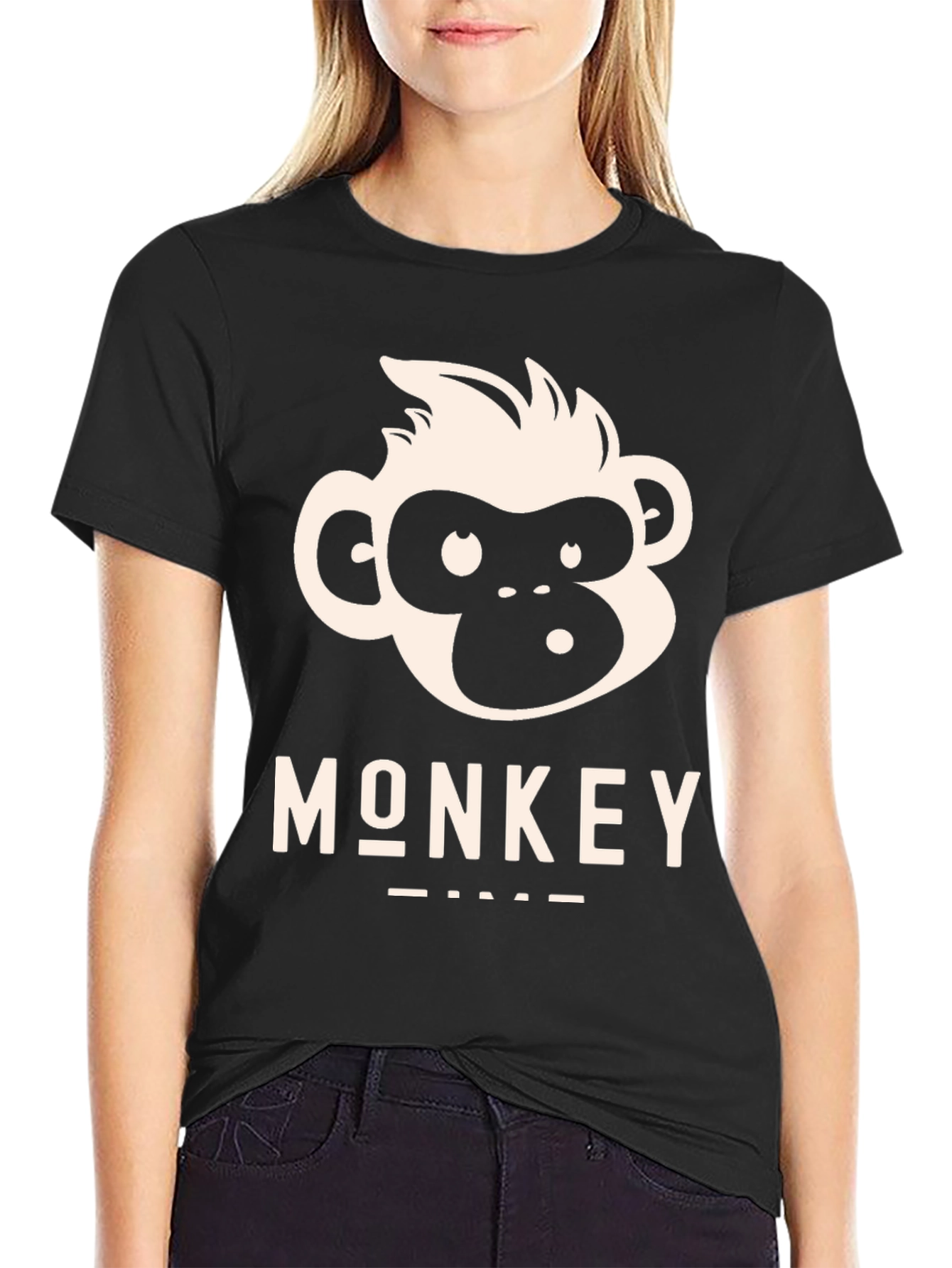 Monkey Graphic Tee - Cool Animal Design T-Shirt