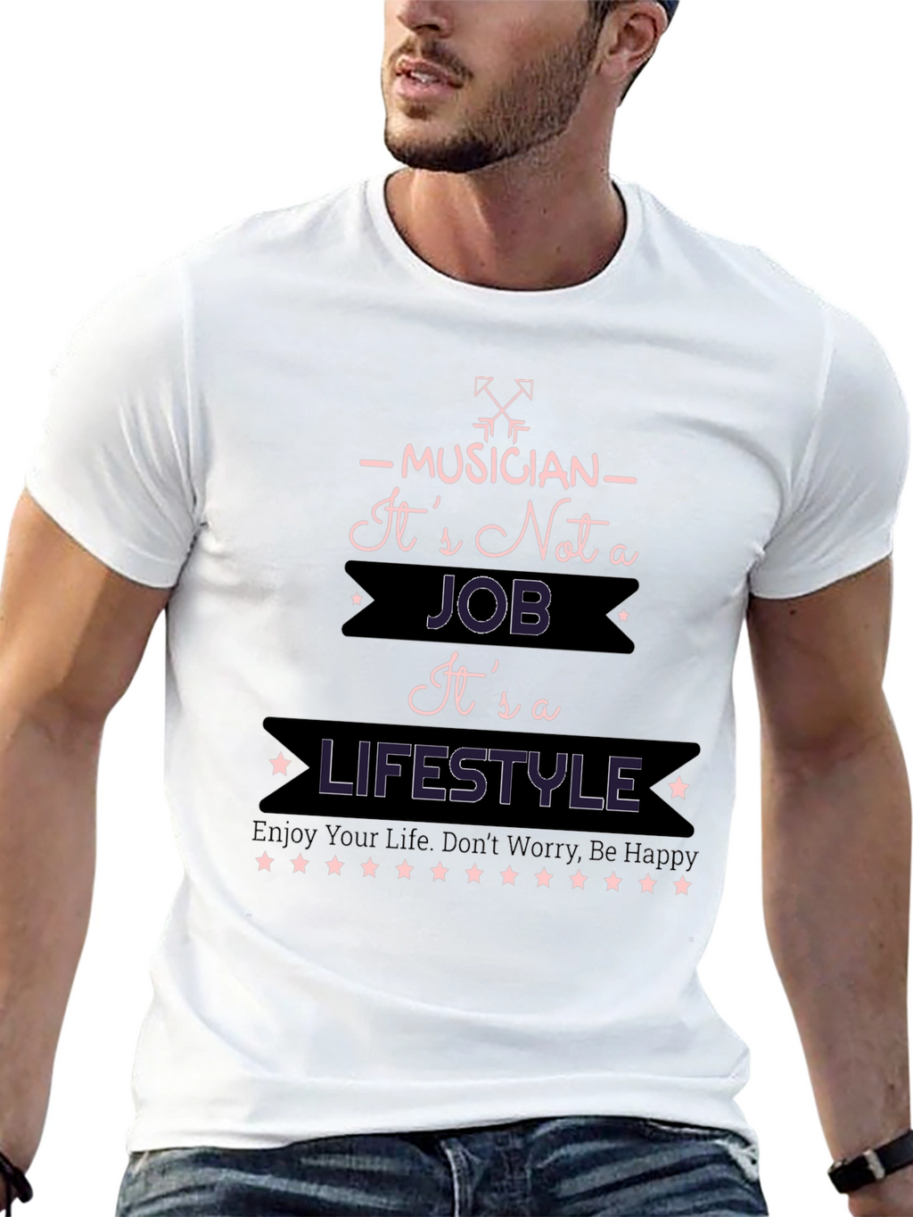 Musician Lifestyle Graphic T-Shirt