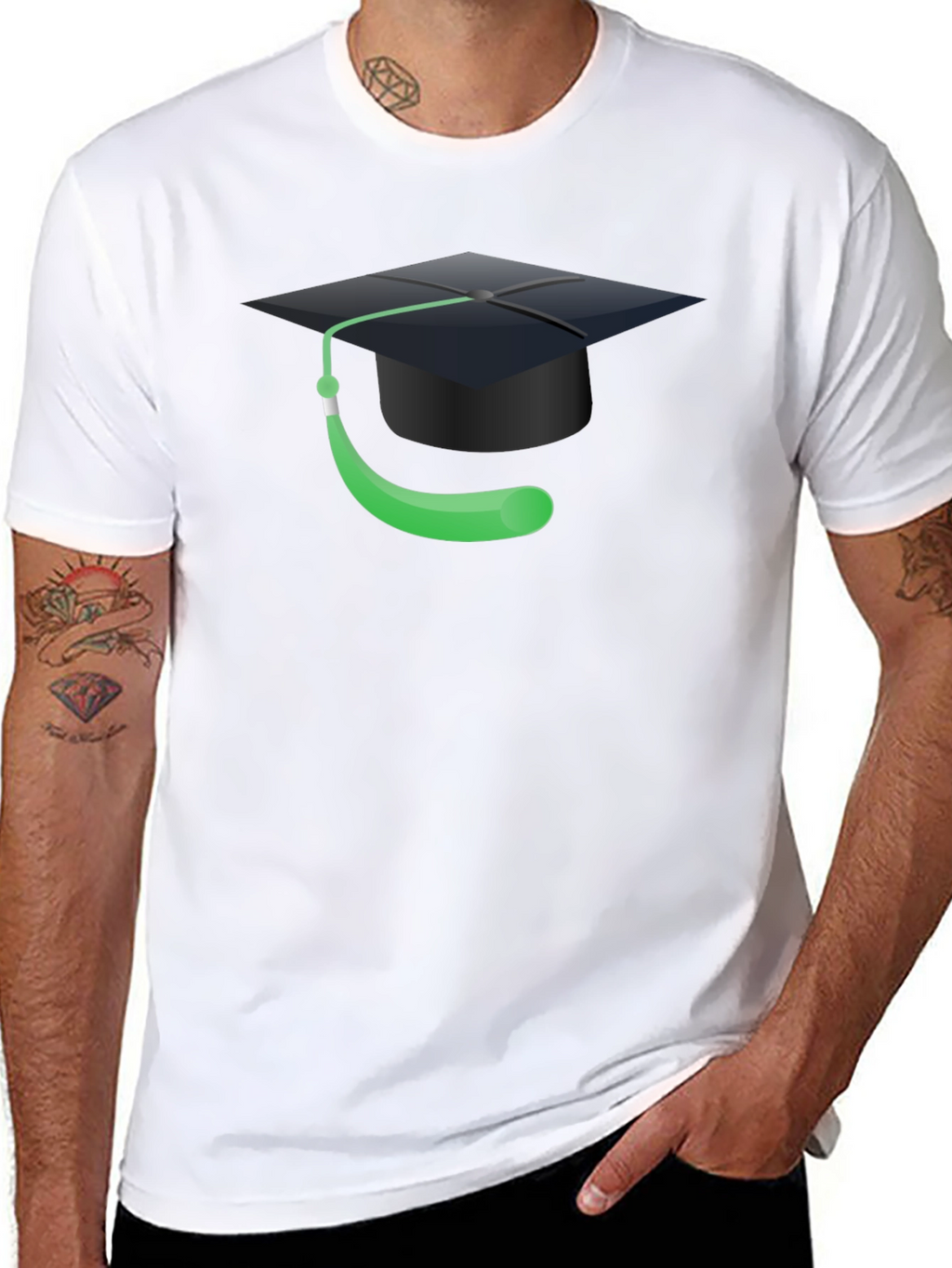 Graduation Cap Graphic T-Shirt