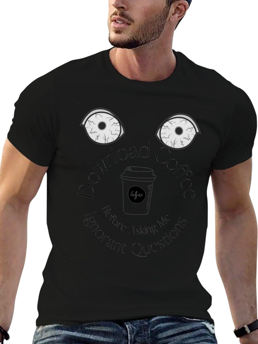 Download Coffee T-Shirt - Funny Sarcastic Graphic Tee
