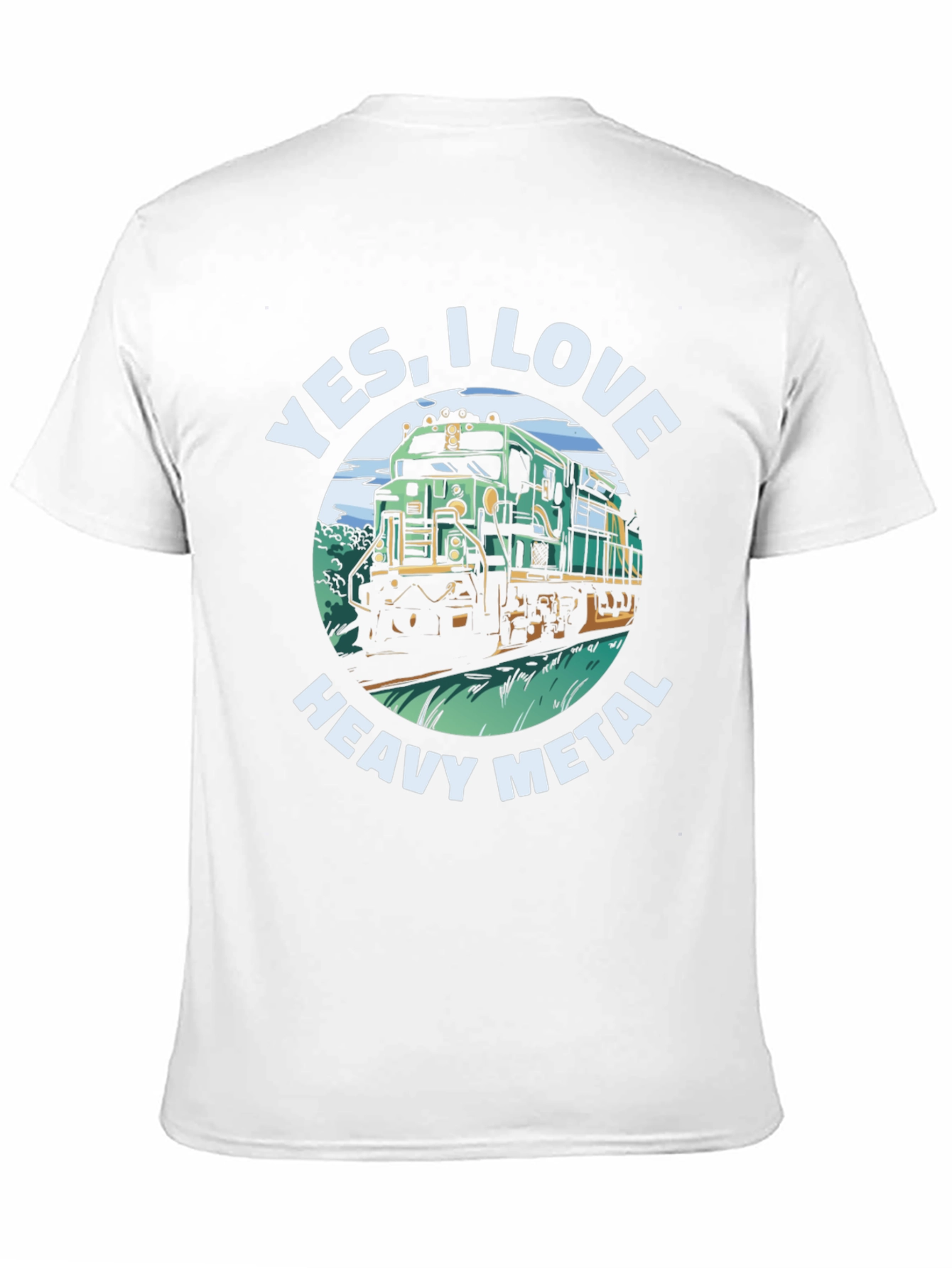 Yes I Love Heavy Metal Train T-Shirt