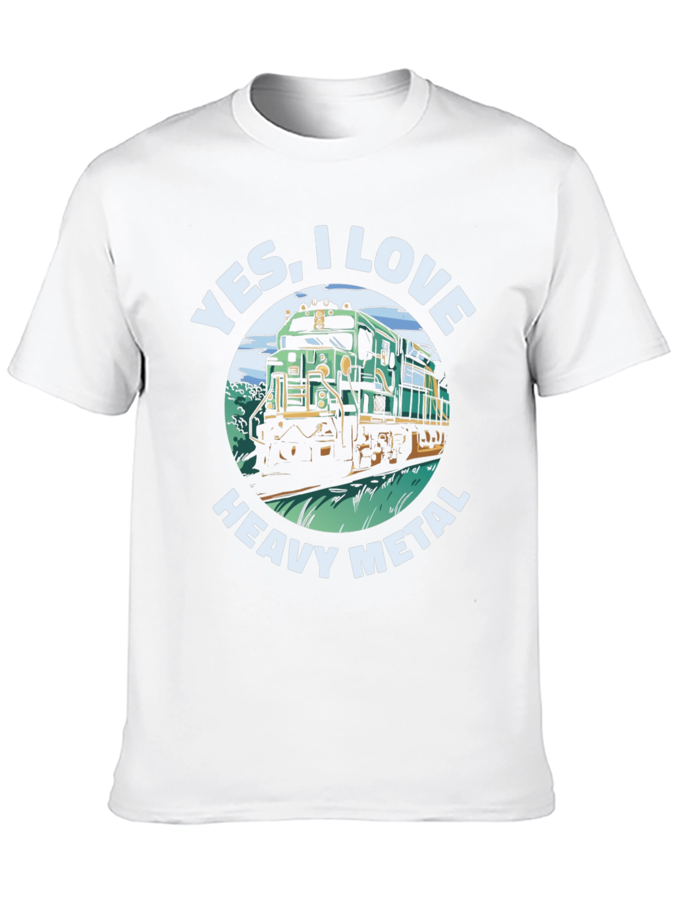 Yes I Love Heavy Metal Train T-Shirt