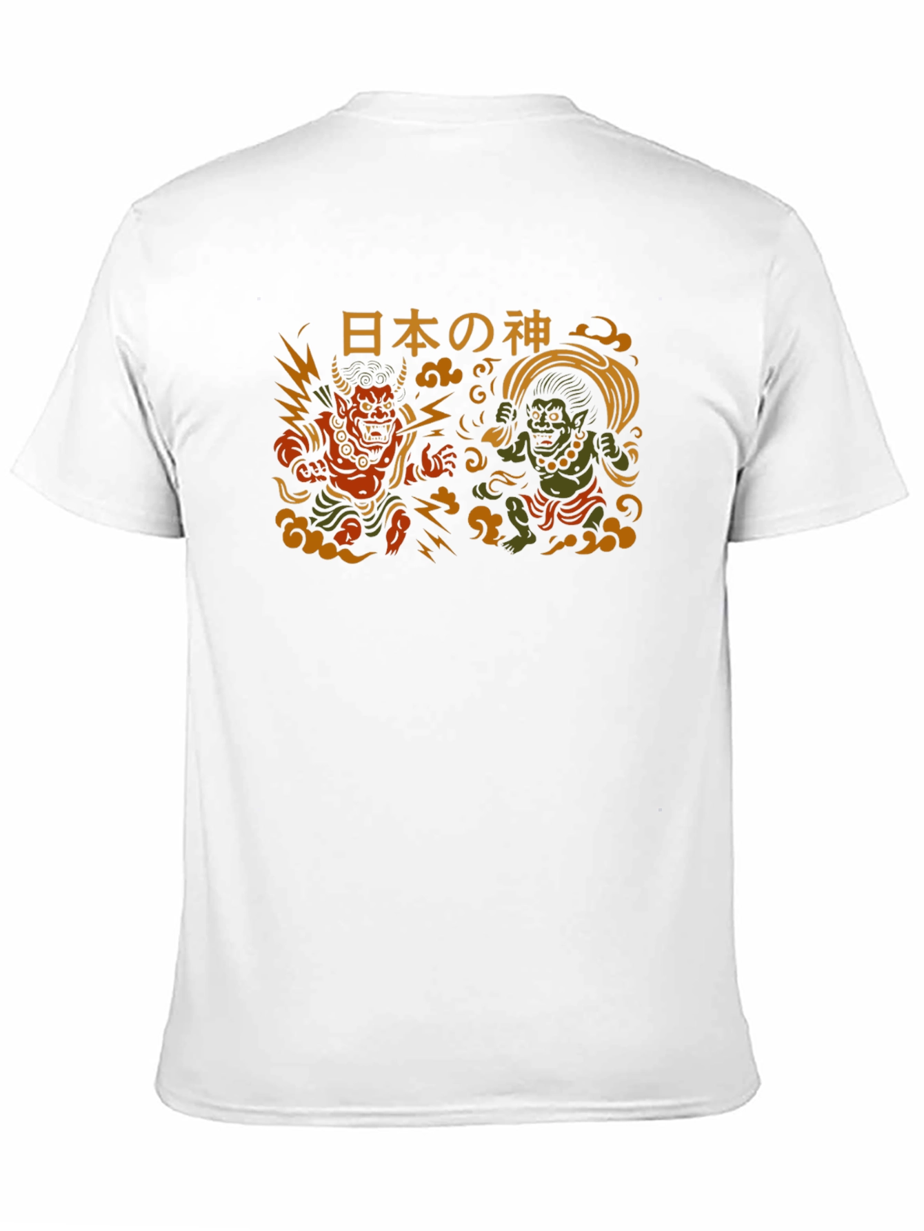 Japanese Gods Raijin and Fujin T-Shirt