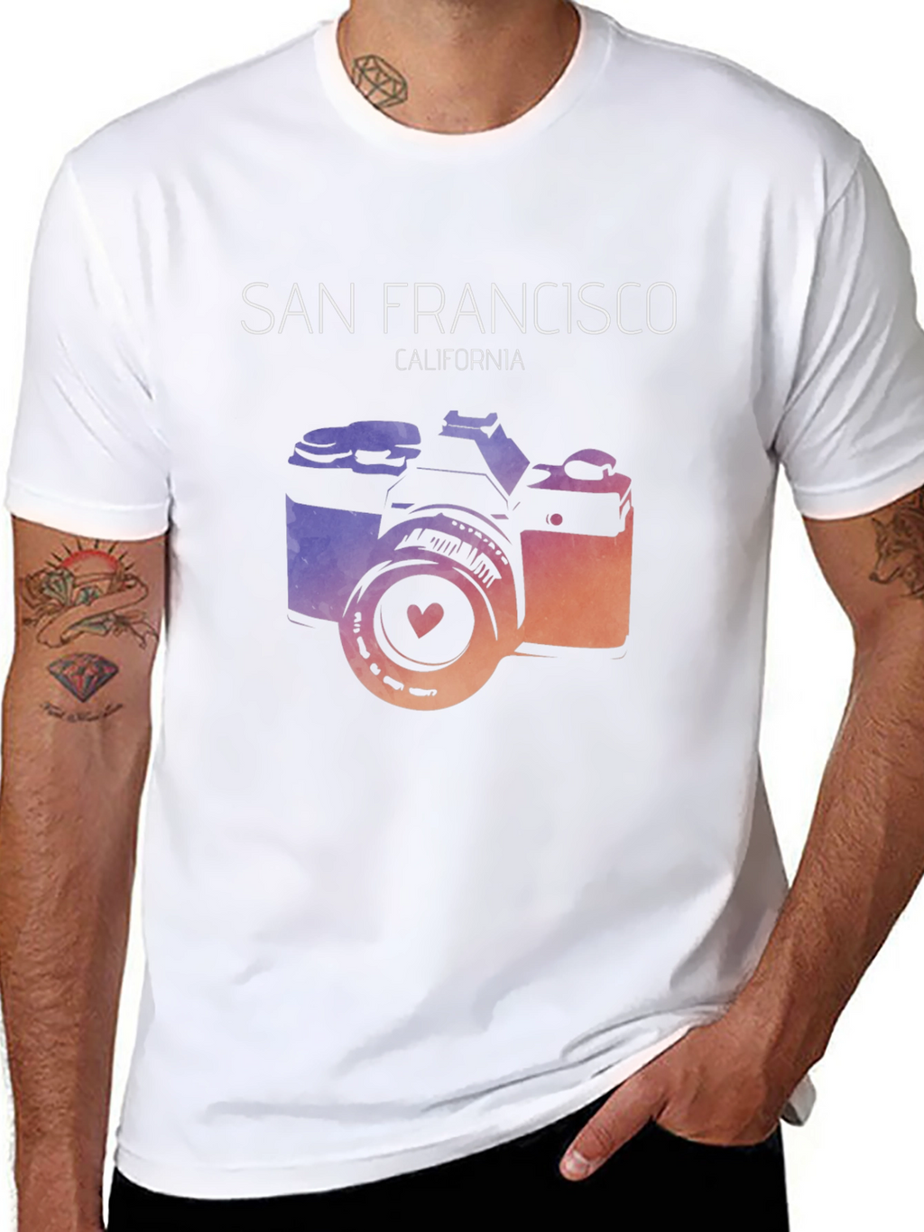 San Francisco Camera Graphic T-Shirt