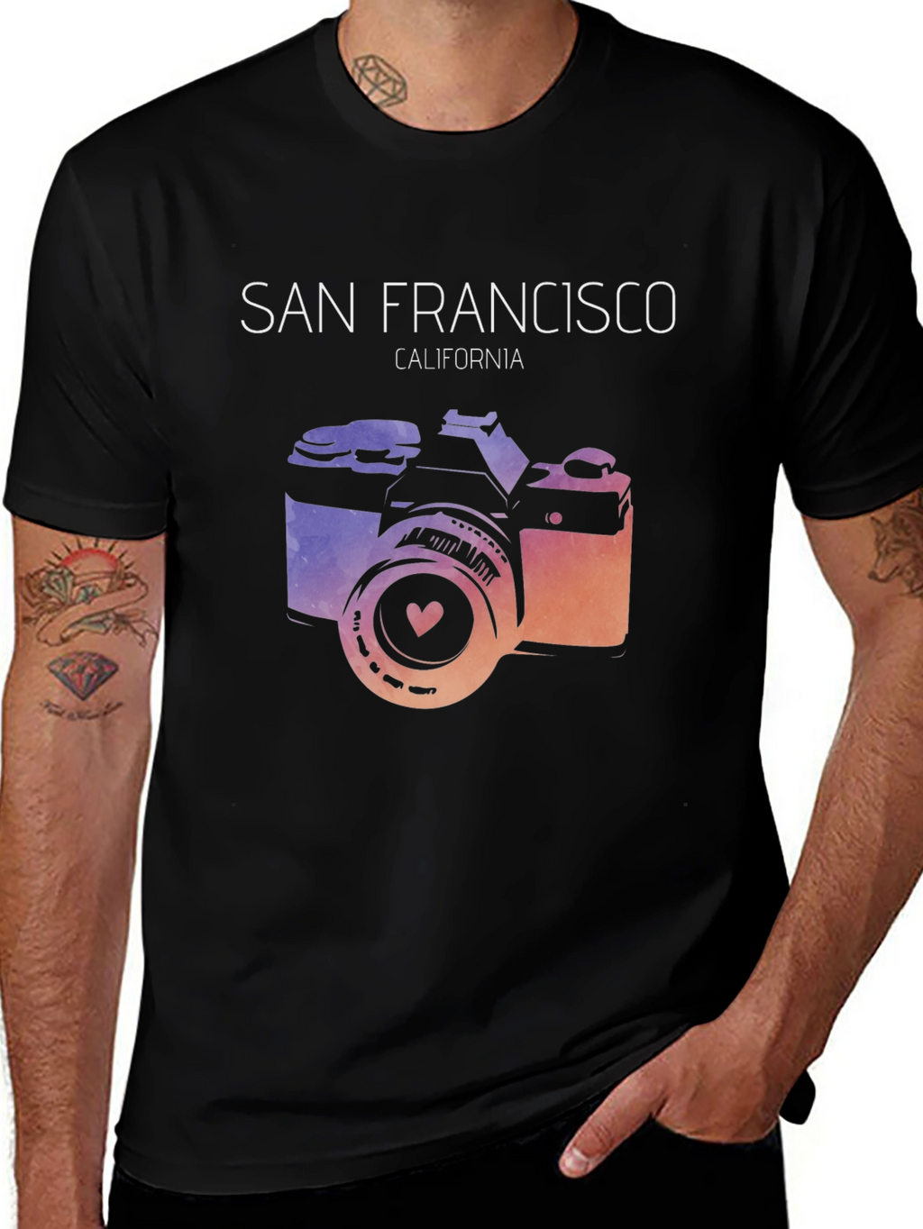 San Francisco Camera Graphic T-Shirt