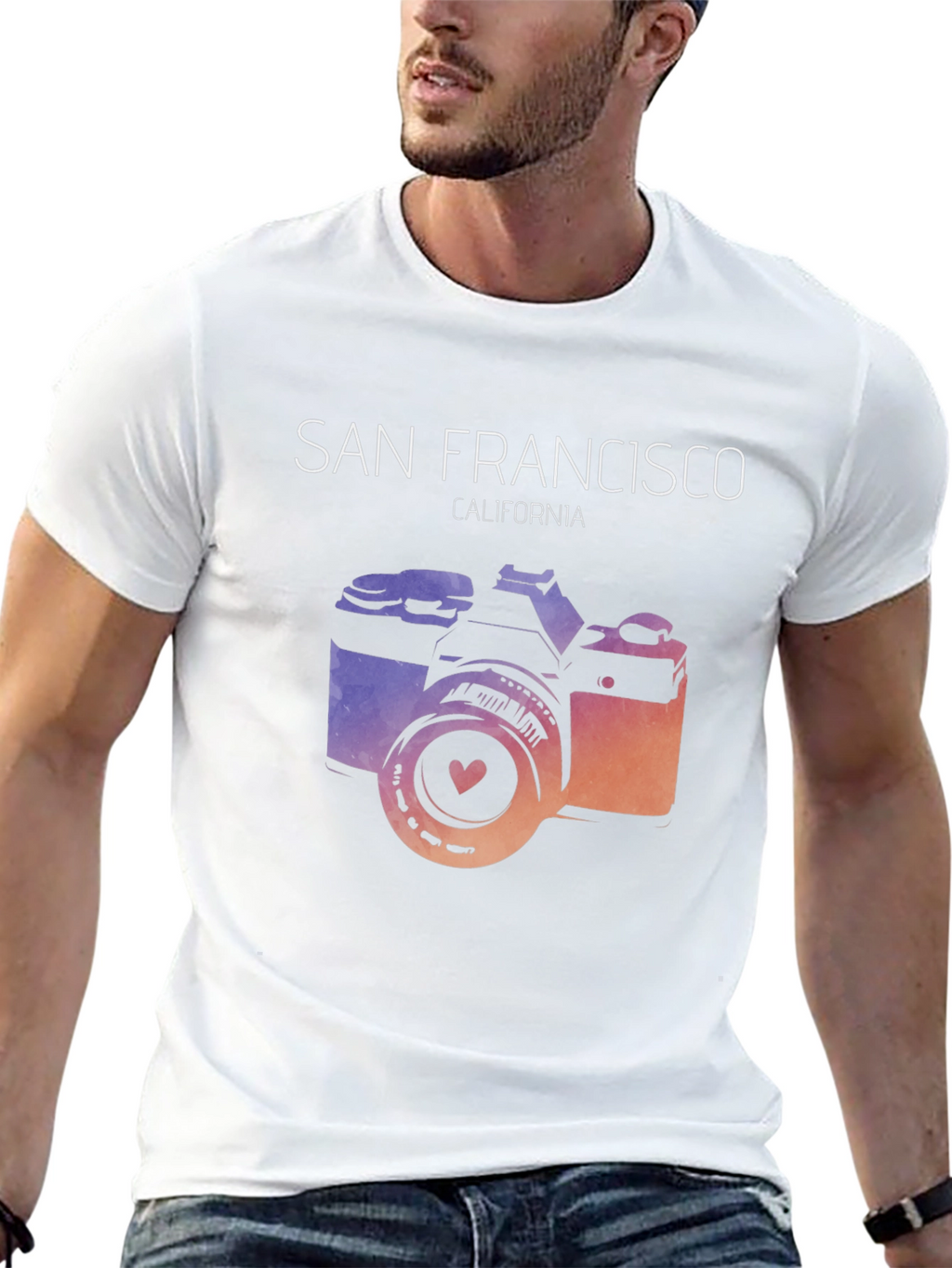 San Francisco Camera Graphic T-Shirt