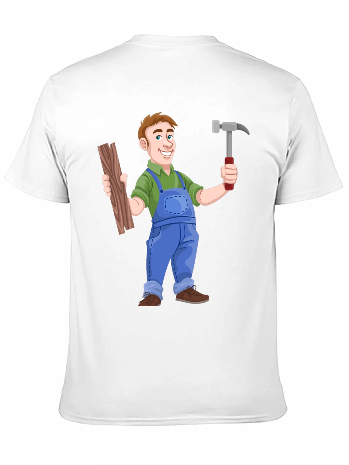 Carpenter Cartoon T-Shirt - Black
