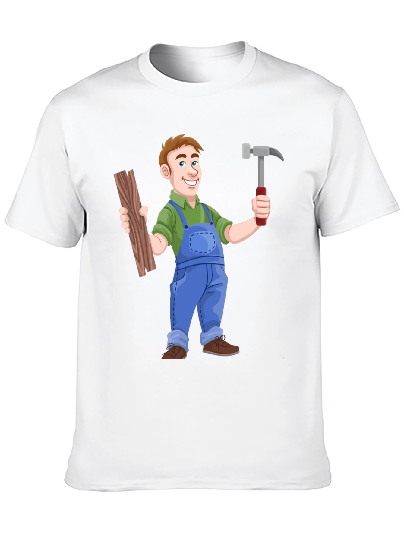 Carpenter Cartoon T-Shirt - Black