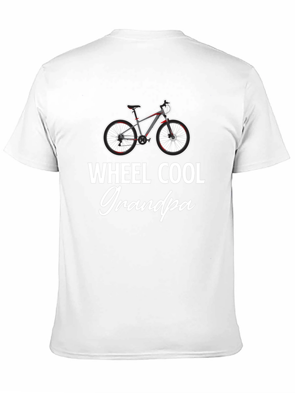 Wheel Cool Grandpa T-Shirt - Biker Grandfather Gift