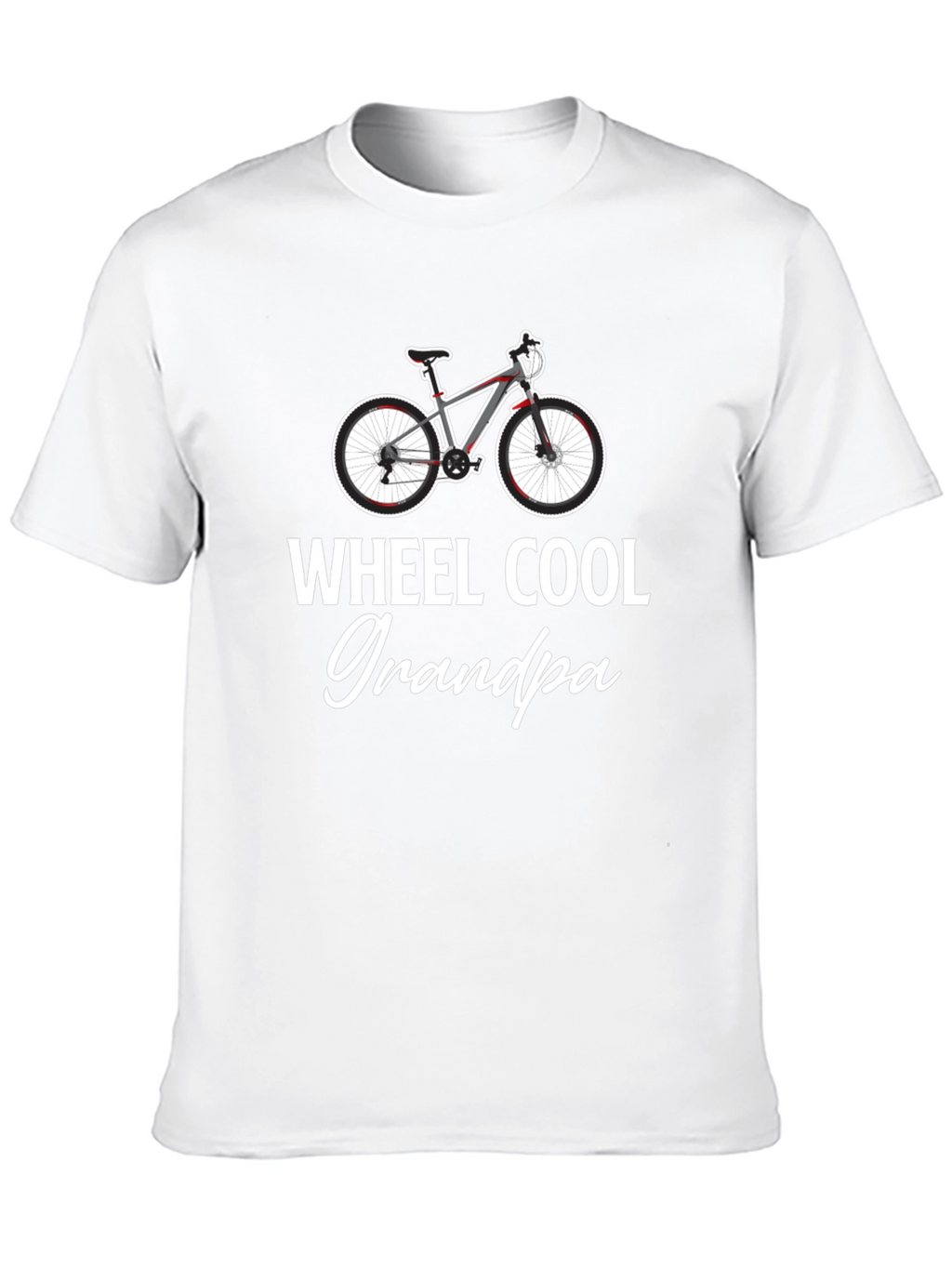 Wheel Cool Grandpa T-Shirt - Biker Grandfather Gift