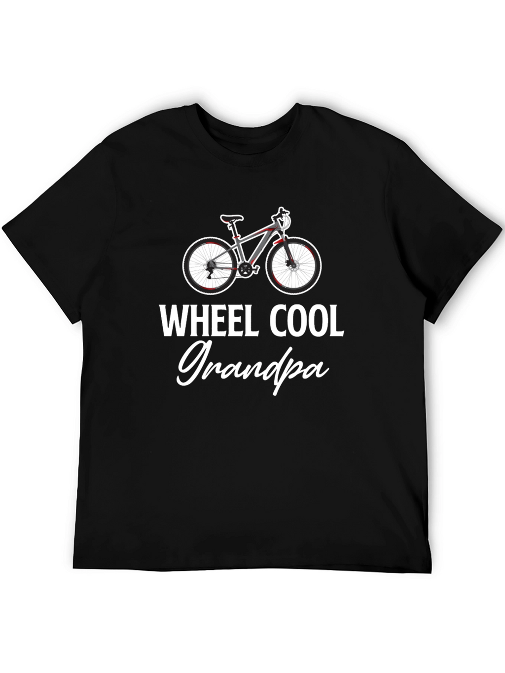 Wheel Cool Grandpa T-Shirt - Biker Grandfather Gift
