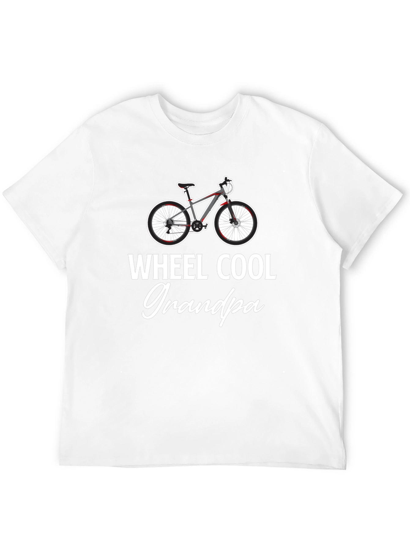 Wheel Cool Grandpa T-Shirt - Biker Grandfather Gift