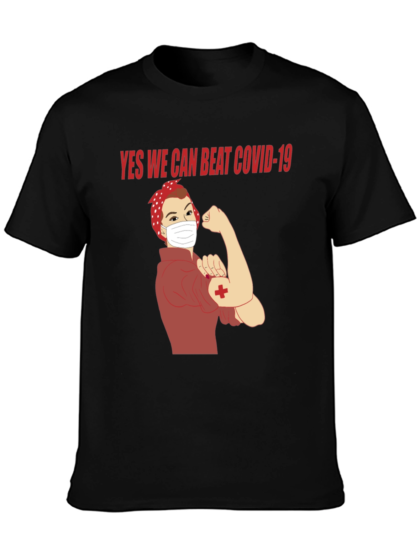 Rosie the Riveter COVID-19 T-Shirt
