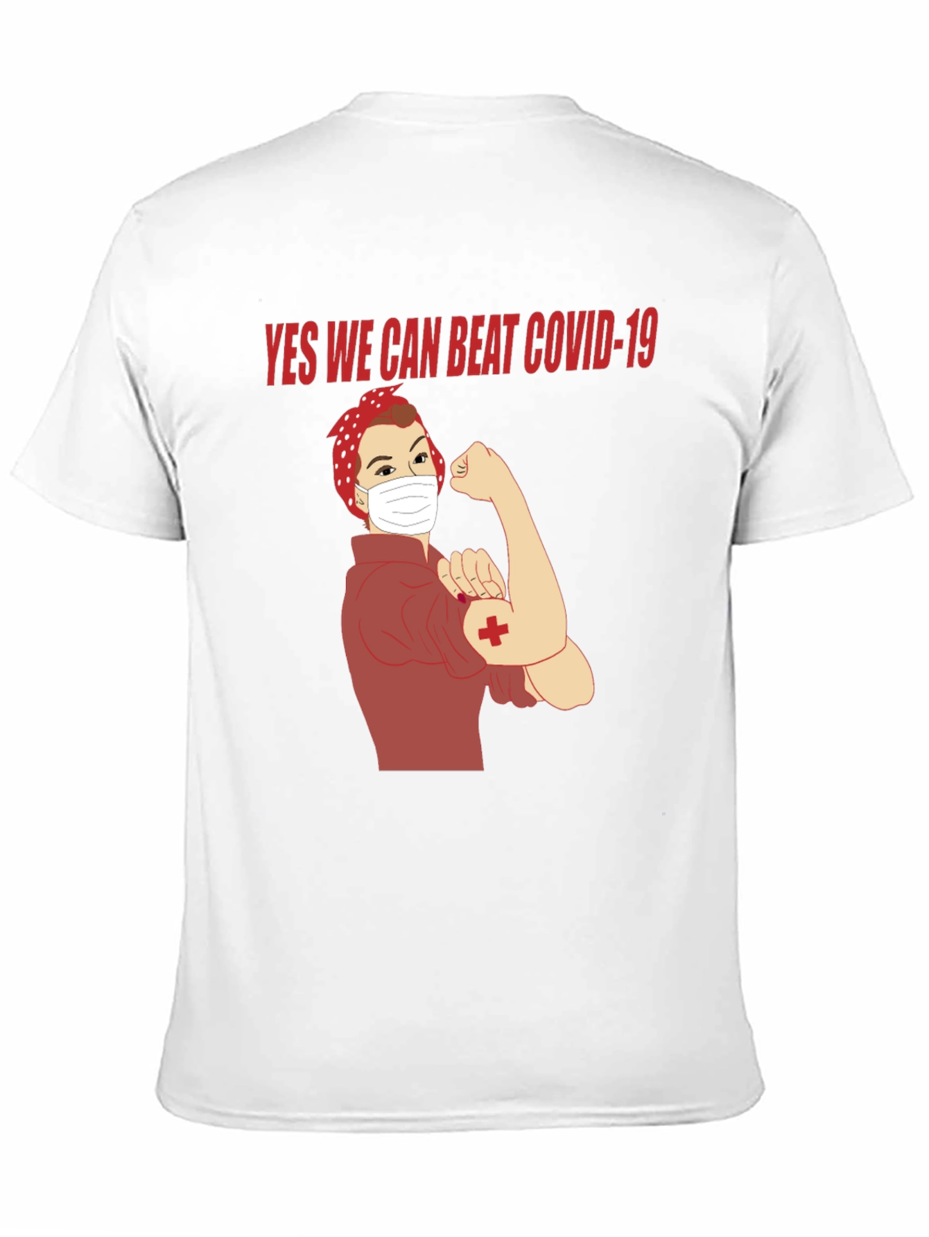 Rosie the Riveter COVID-19 T-Shirt