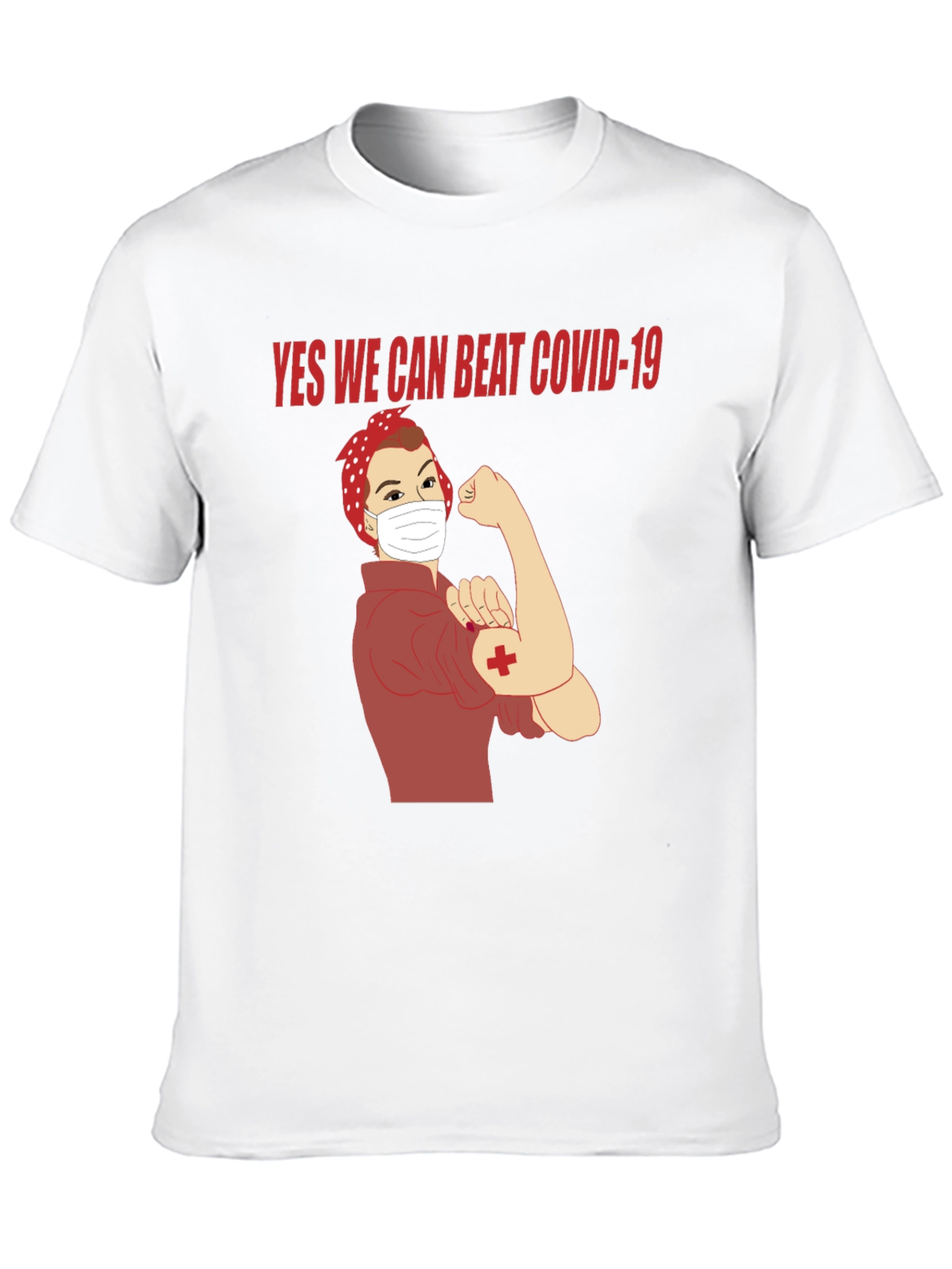 Rosie the Riveter COVID-19 T-Shirt