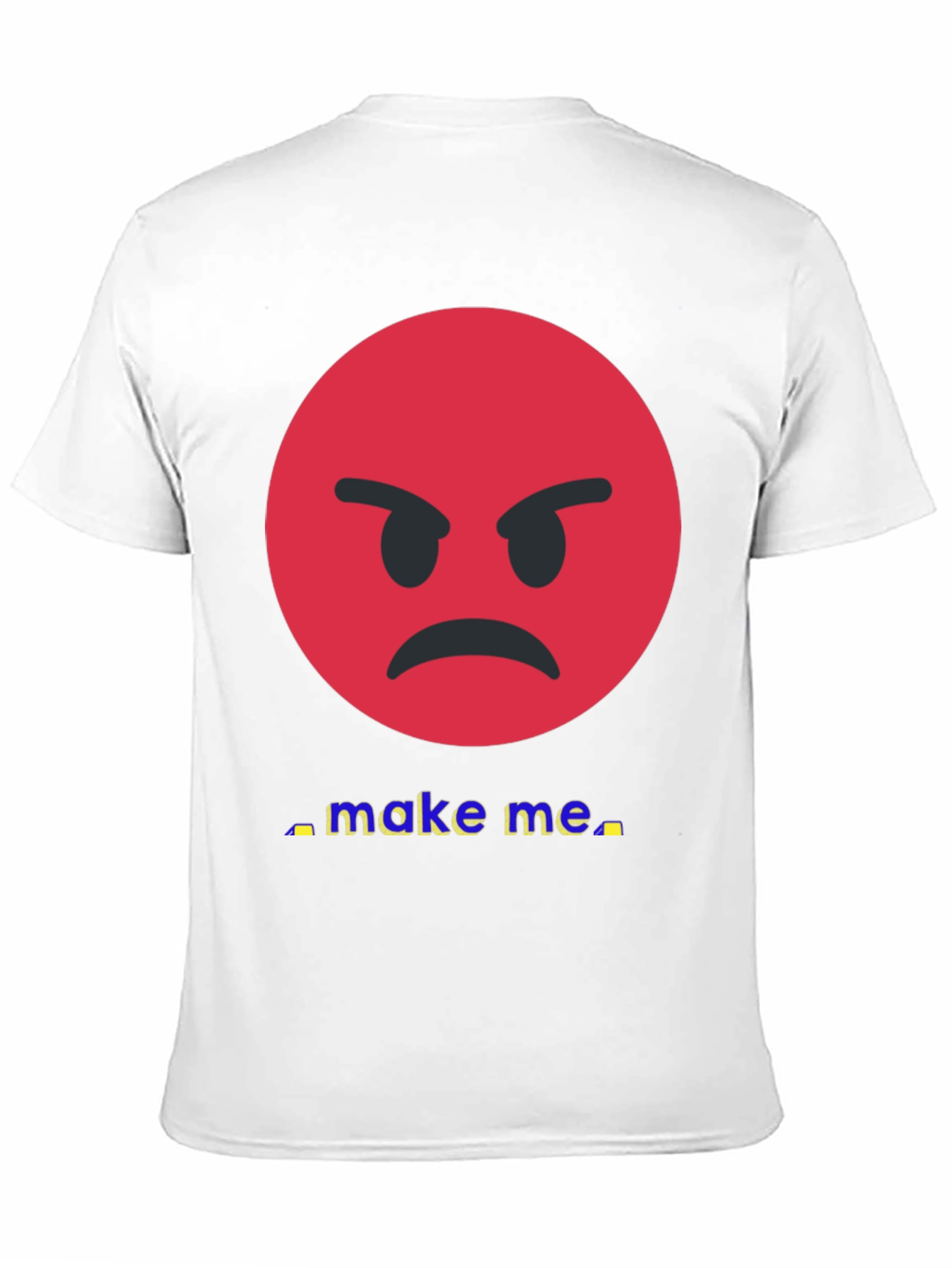 Angry Emoji Make Me Black T-Shirt