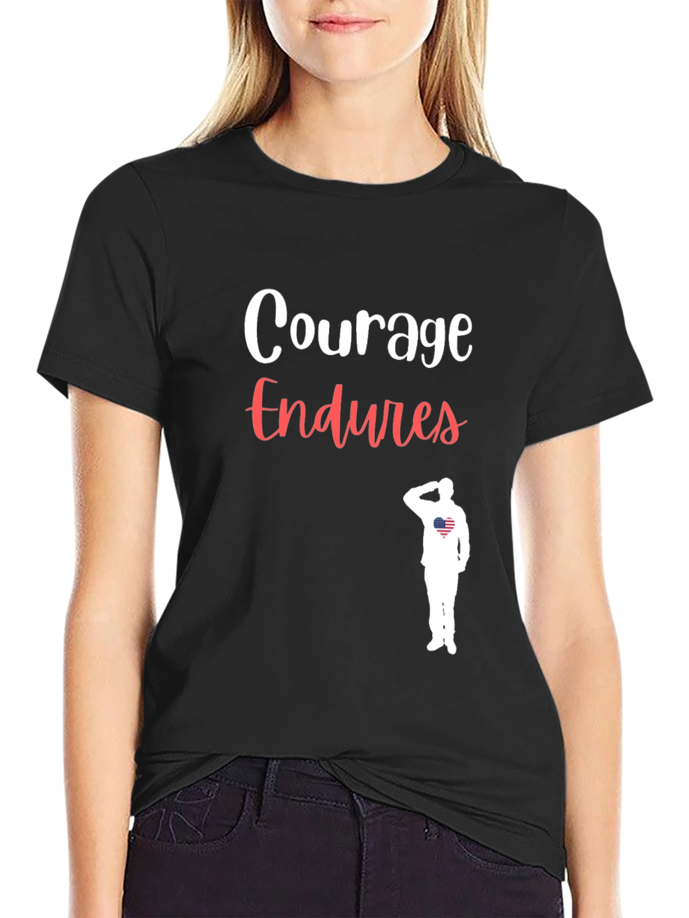 Courage Endures Patriotic T-Shirt