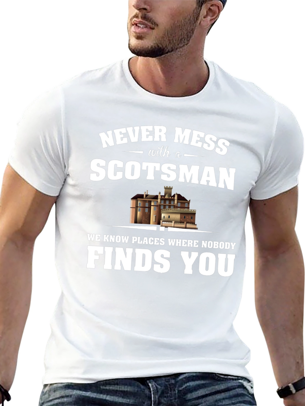 Never Mess with a Scotsman Graphic Tee