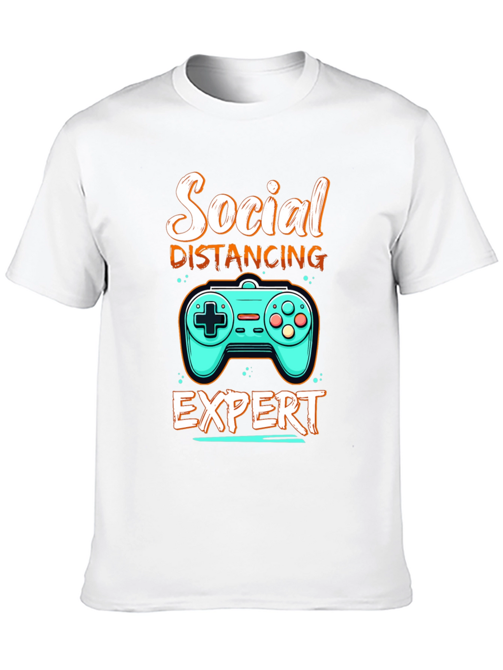 Social Distancing Expert Gamer T-Shirt