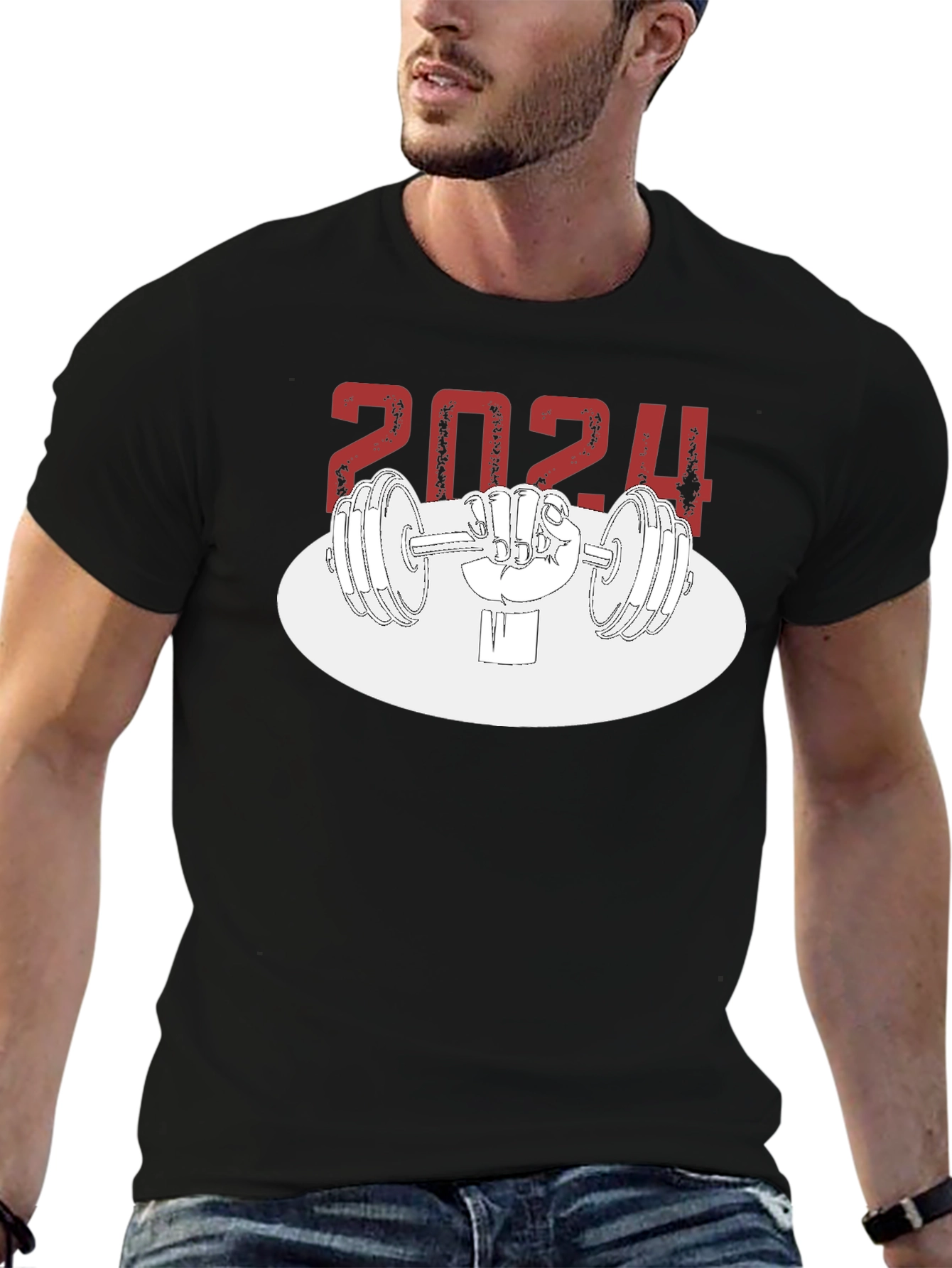 2024 Weightlifting T-Shirt - Workout Ready!