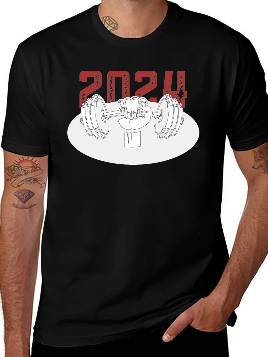 2024 Weightlifting T-Shirt - Workout Ready!