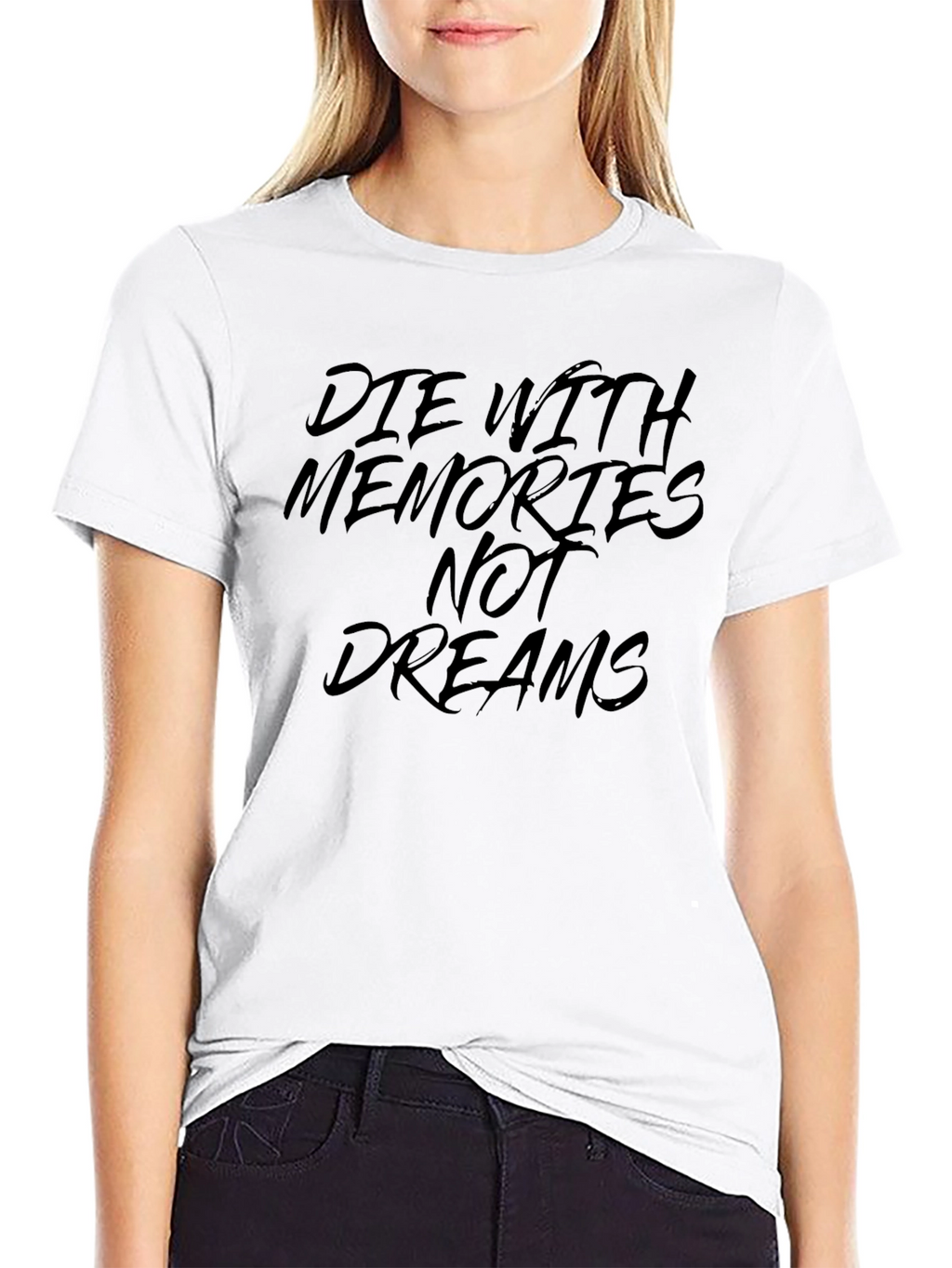 Die With Memories Black Graphic Tee