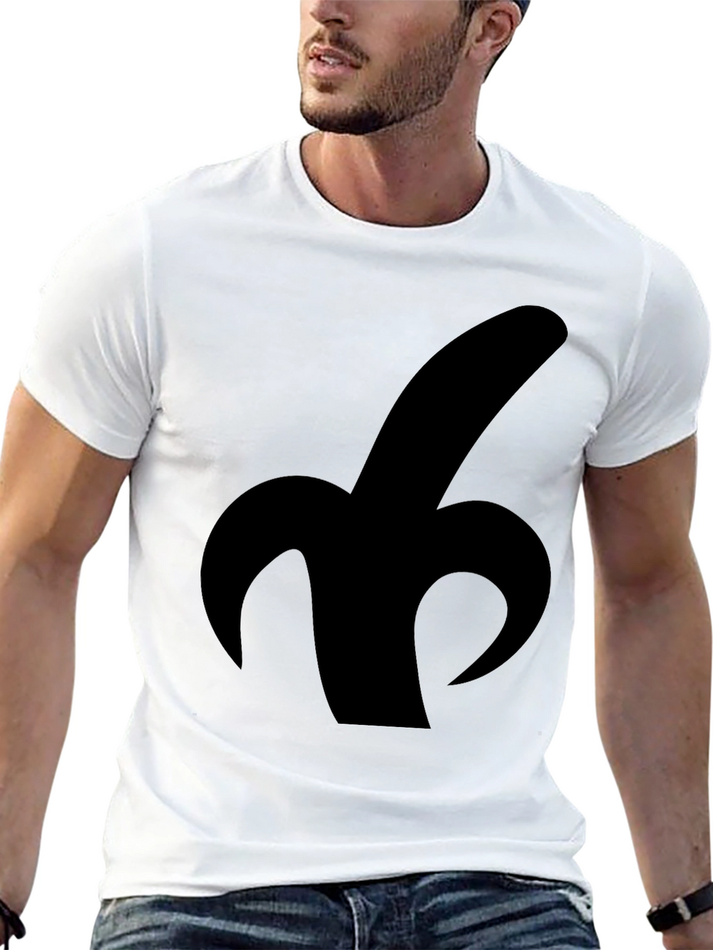Banana Silhouette Graphic Tee - Classic Black