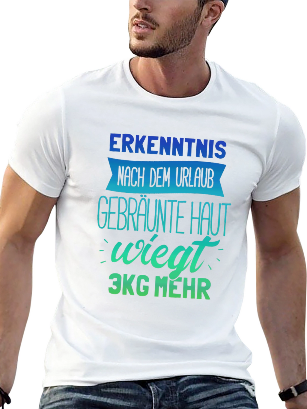 Fun German Urlaub T-Shirt - Erkenntnis Design
