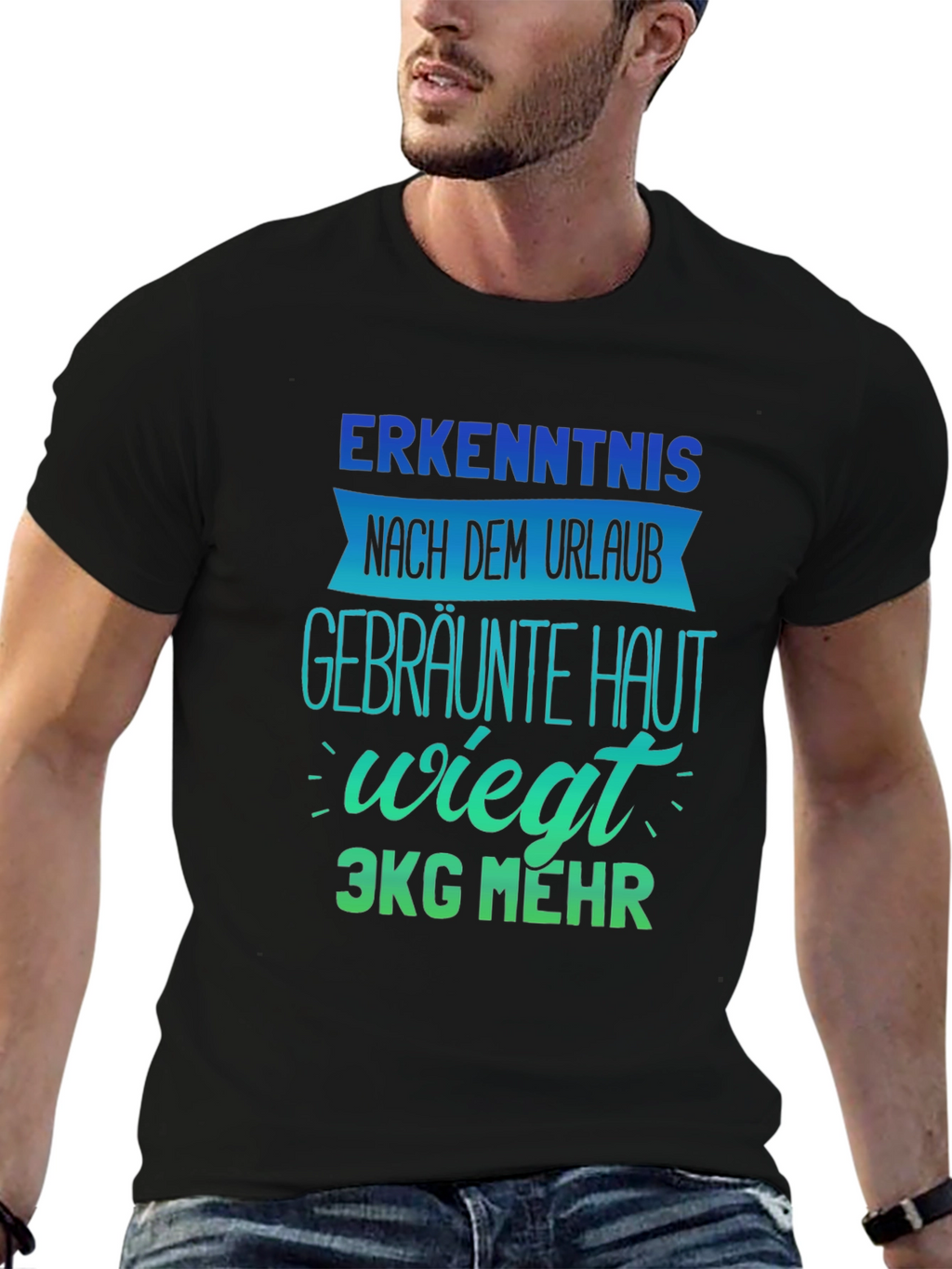 Fun German Urlaub T-Shirt - Erkenntnis Design