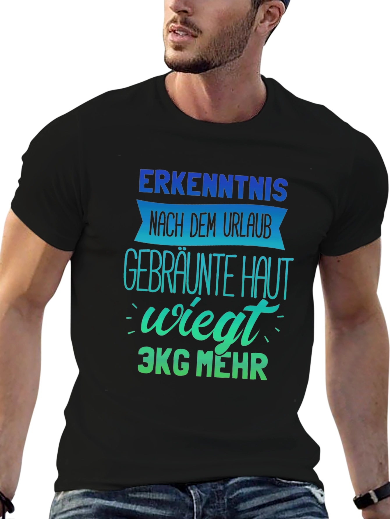 Fun German Urlaub T-Shirt - Erkenntnis Design