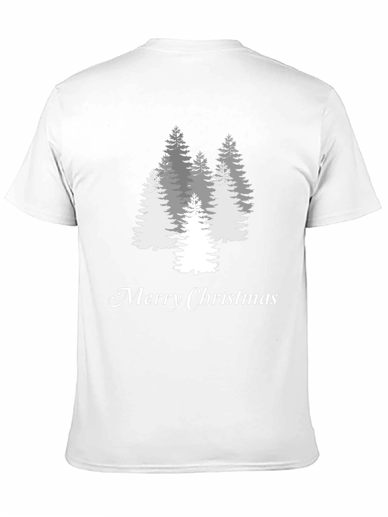 Merry Christmas Tree Graphic Tee - Holiday Style