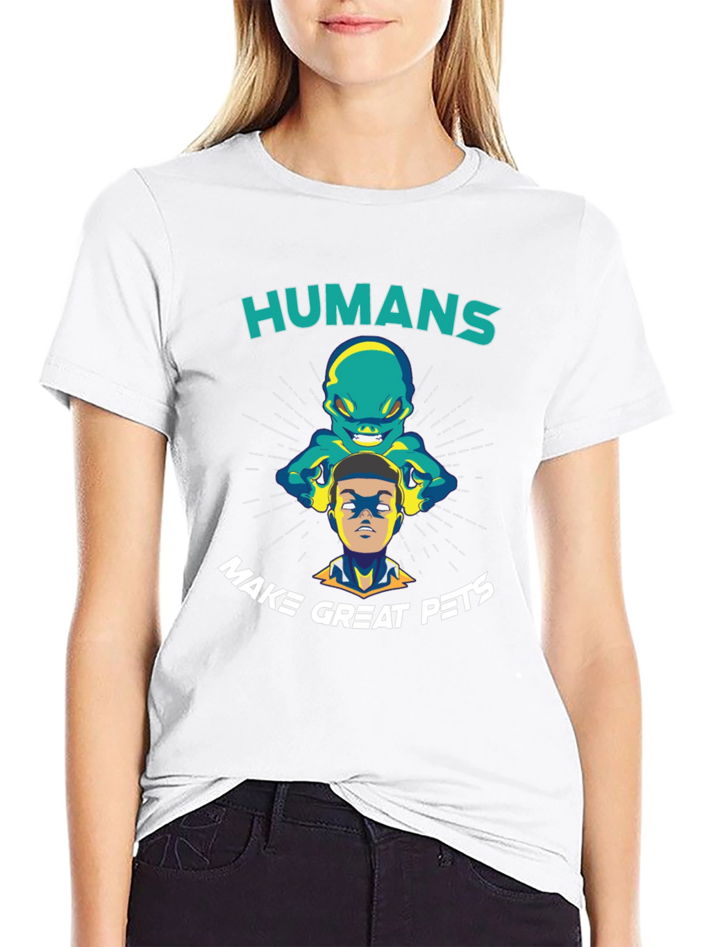 Humans Make Great Pets Graphic T-Shirt