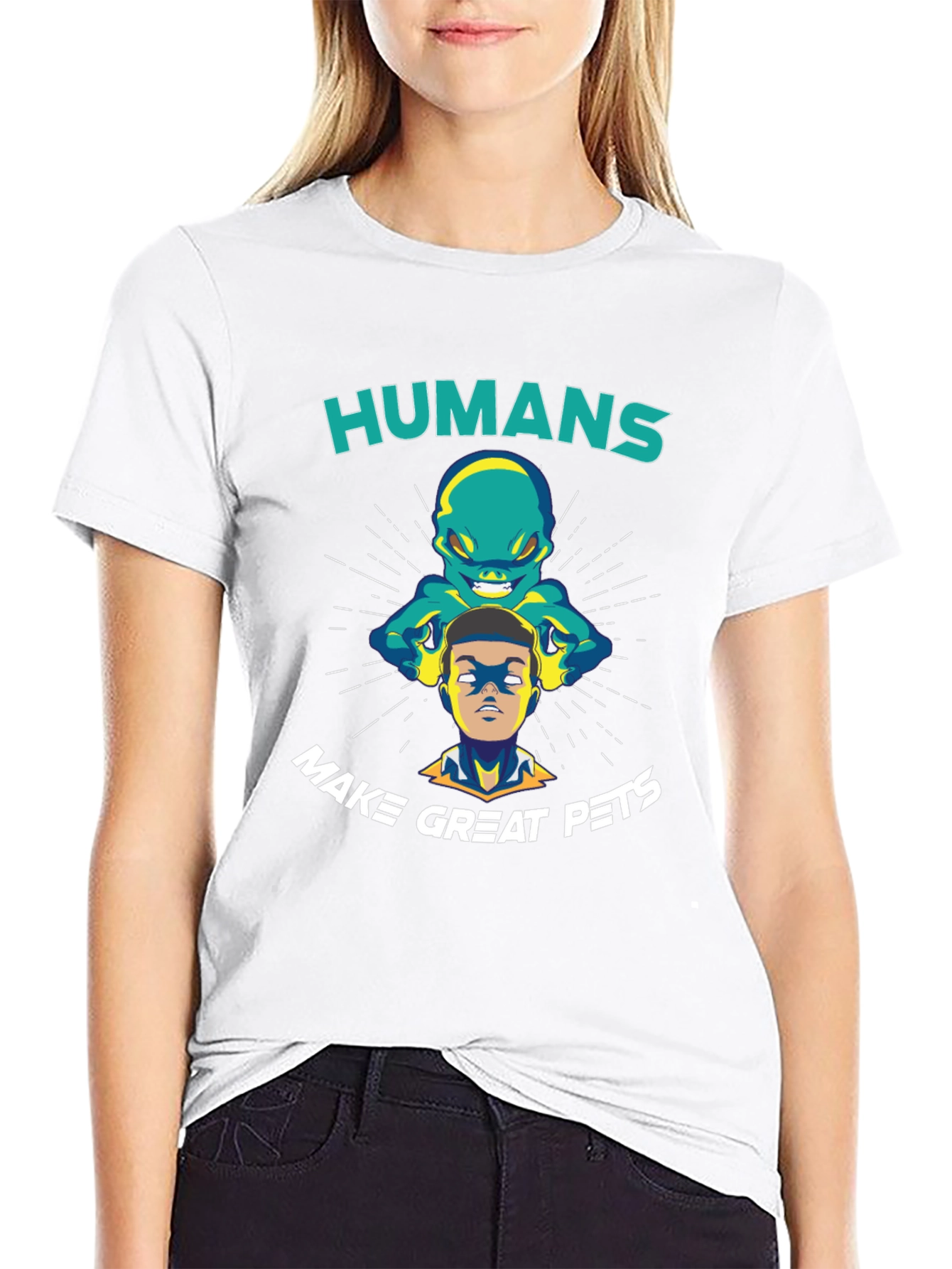 Humans Make Great Pets Graphic T-Shirt