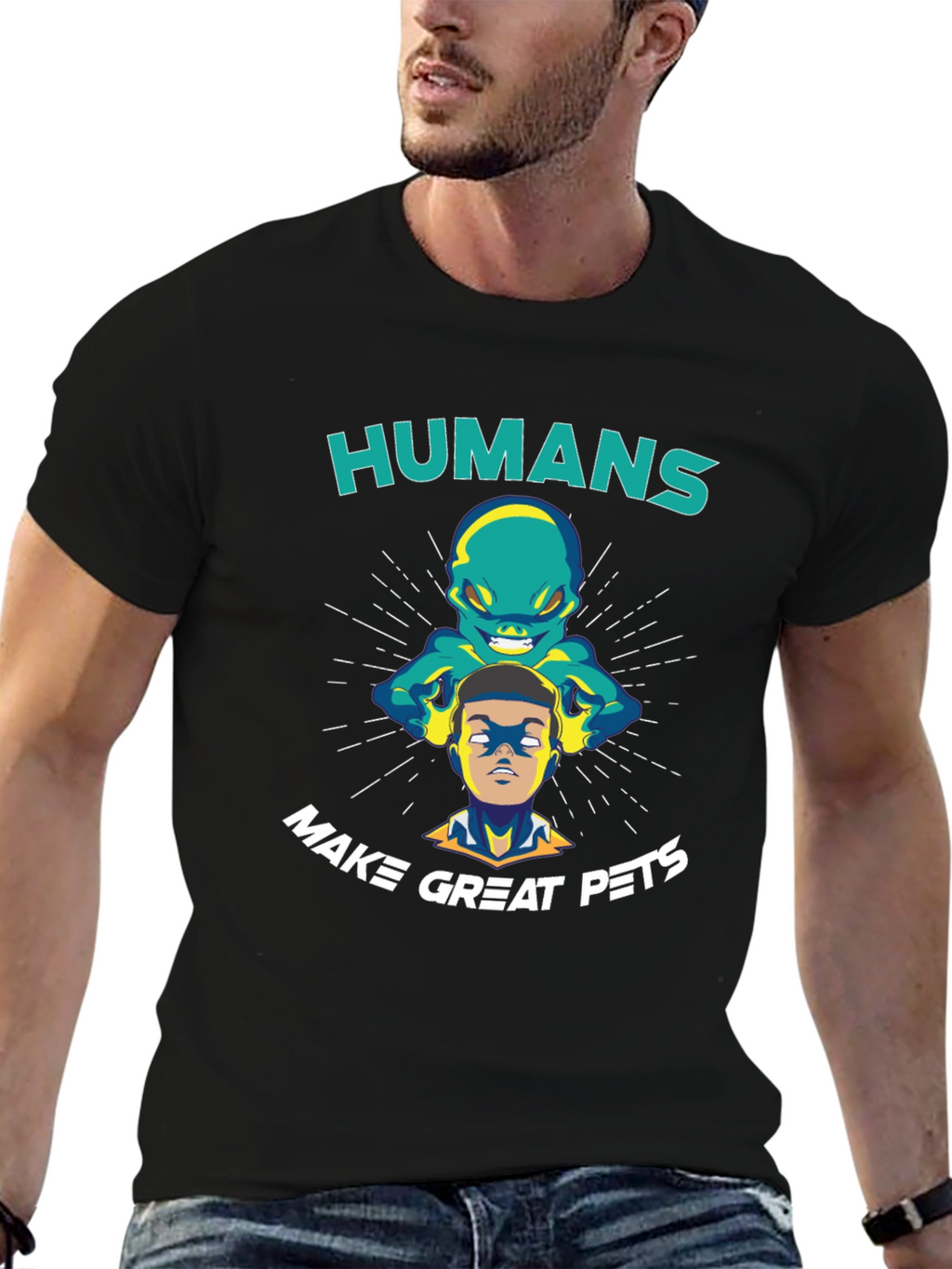 Humans Make Great Pets Graphic T-Shirt